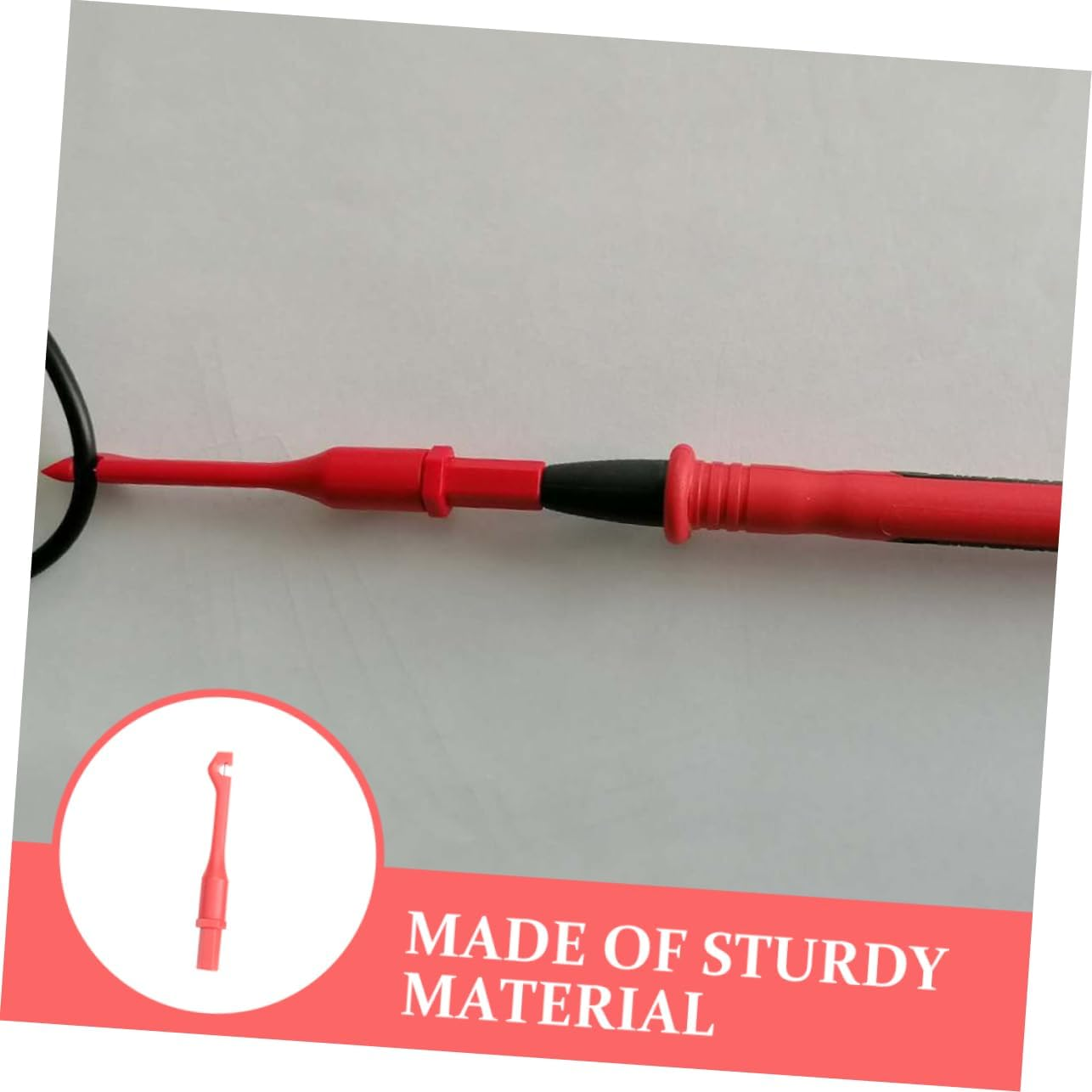 Iplusmile Wire Piercing Probe Multimeter Detection Probe Insulation Testing Clip Red Electrical Test for Automotive Circuit and Wire Repair image number 6
