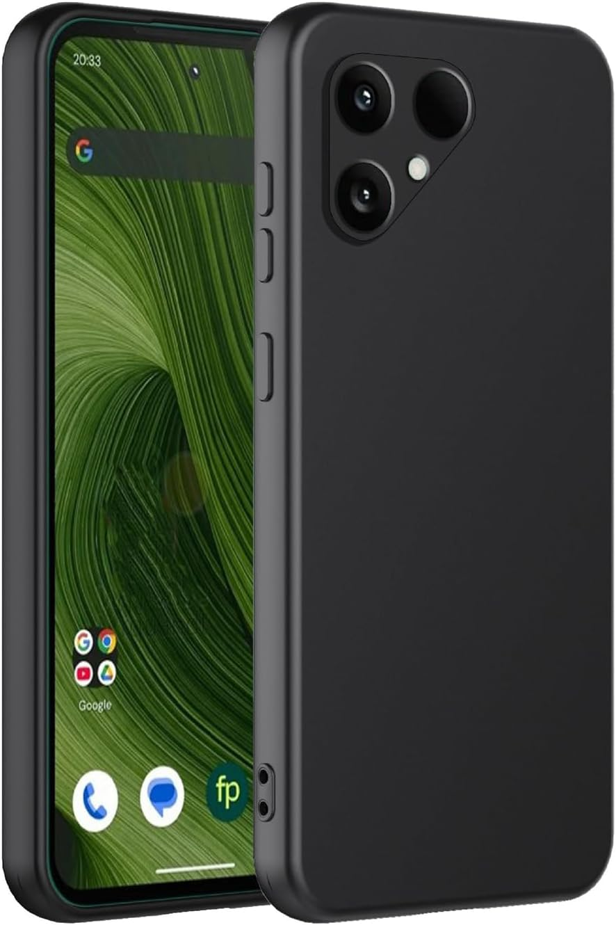GIOPUEY Case Compatible with Fairphone 6, Ultra-Thin Soft Anti-Fingerprint Protective Case Cover [Wear Resistant] &ndash; Black image number 5