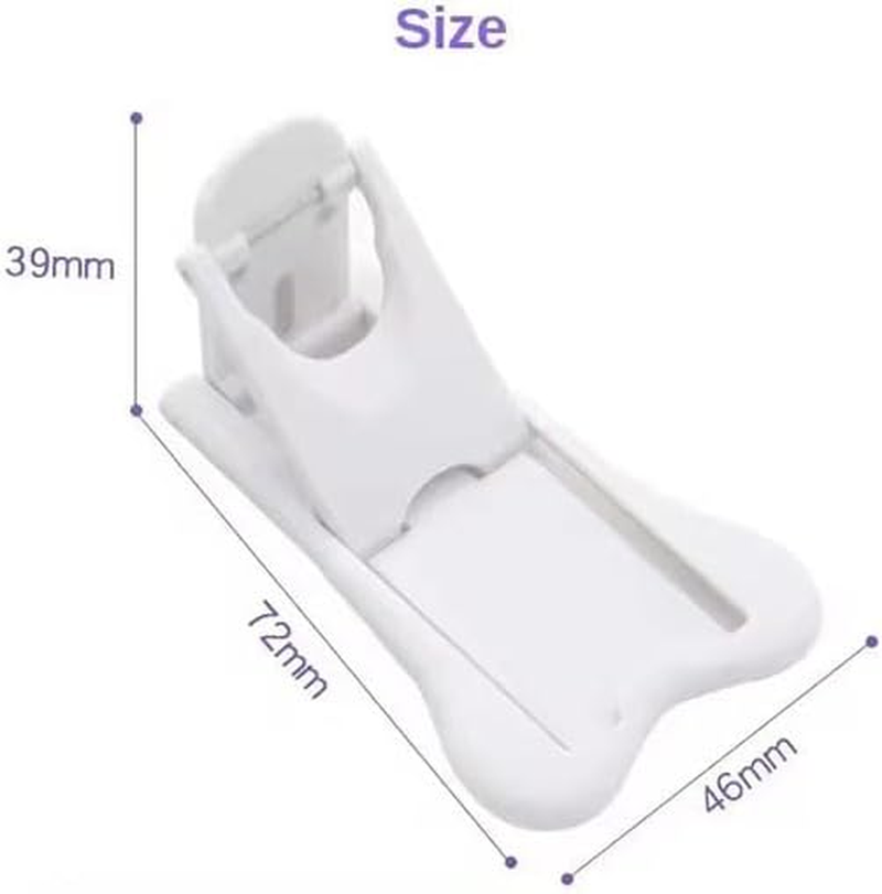 Equipped with a Safety Lock. Lt Is a Non-Perforated Sliding Door Lock Suitable for Glass Doors/Windows/Cabinets. the Strong Back Adhesive Prevents Children'S Cabinet Locks, Providing Home Safety Protection (8, Uniform Code) image number 3