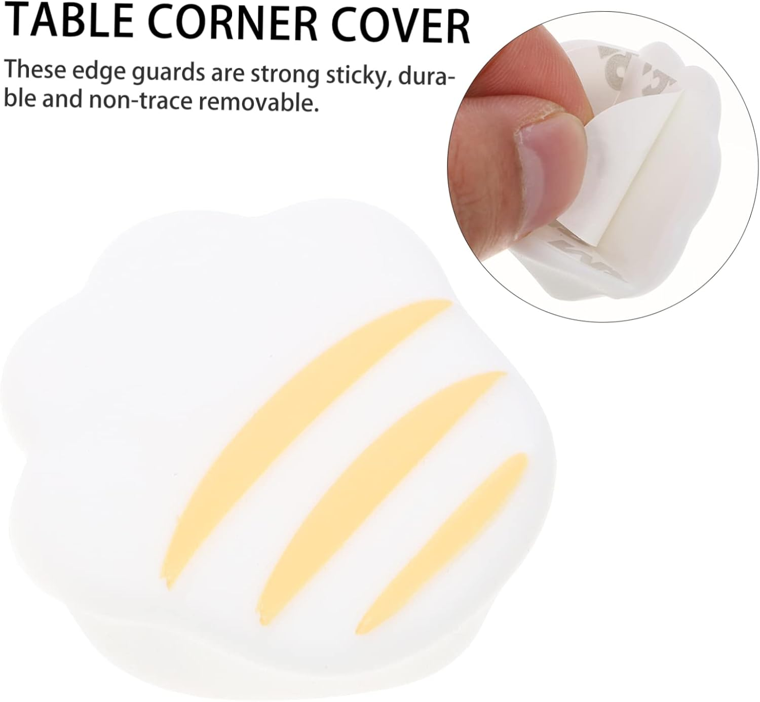 Table Corner Protectors for Baby | Cat Paw Shape Friendly Safty Silicone Protectors for Corners | Kids Corner Guards | 4- Pack