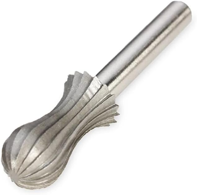 AIMALL 6/12PCS Tungsten Steel Carbide Burrs for Rotary Drill Bit Die Grinder 6Mm Shank, Ideal for Resin, Plastic, Ceramic, Soft Metal & Stone image number 1