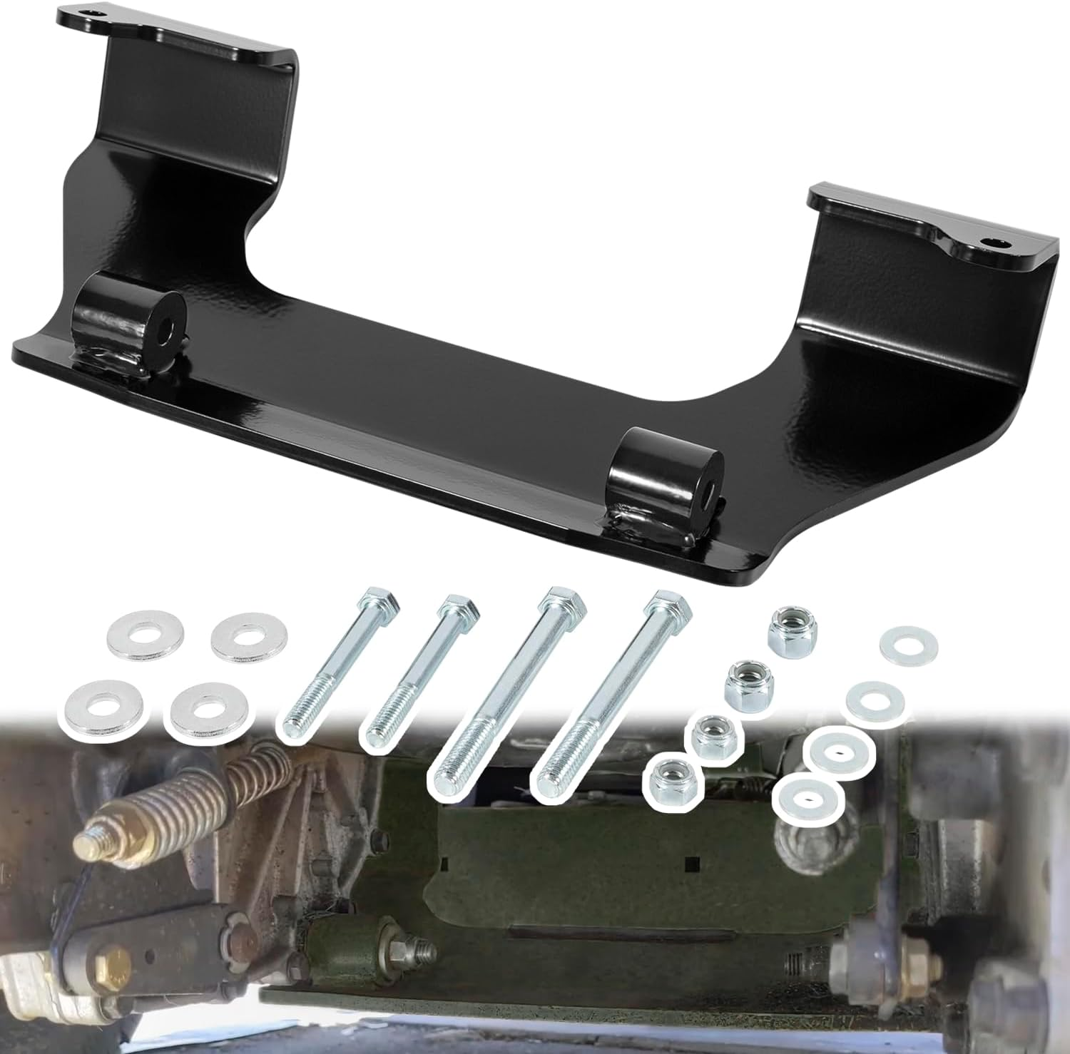 123292 Transaxle Crossbrace Brace New Upgraded Version Kit, Compatible with Hustler Raptor SD and Raptor SDX Riding Mowers image number 2