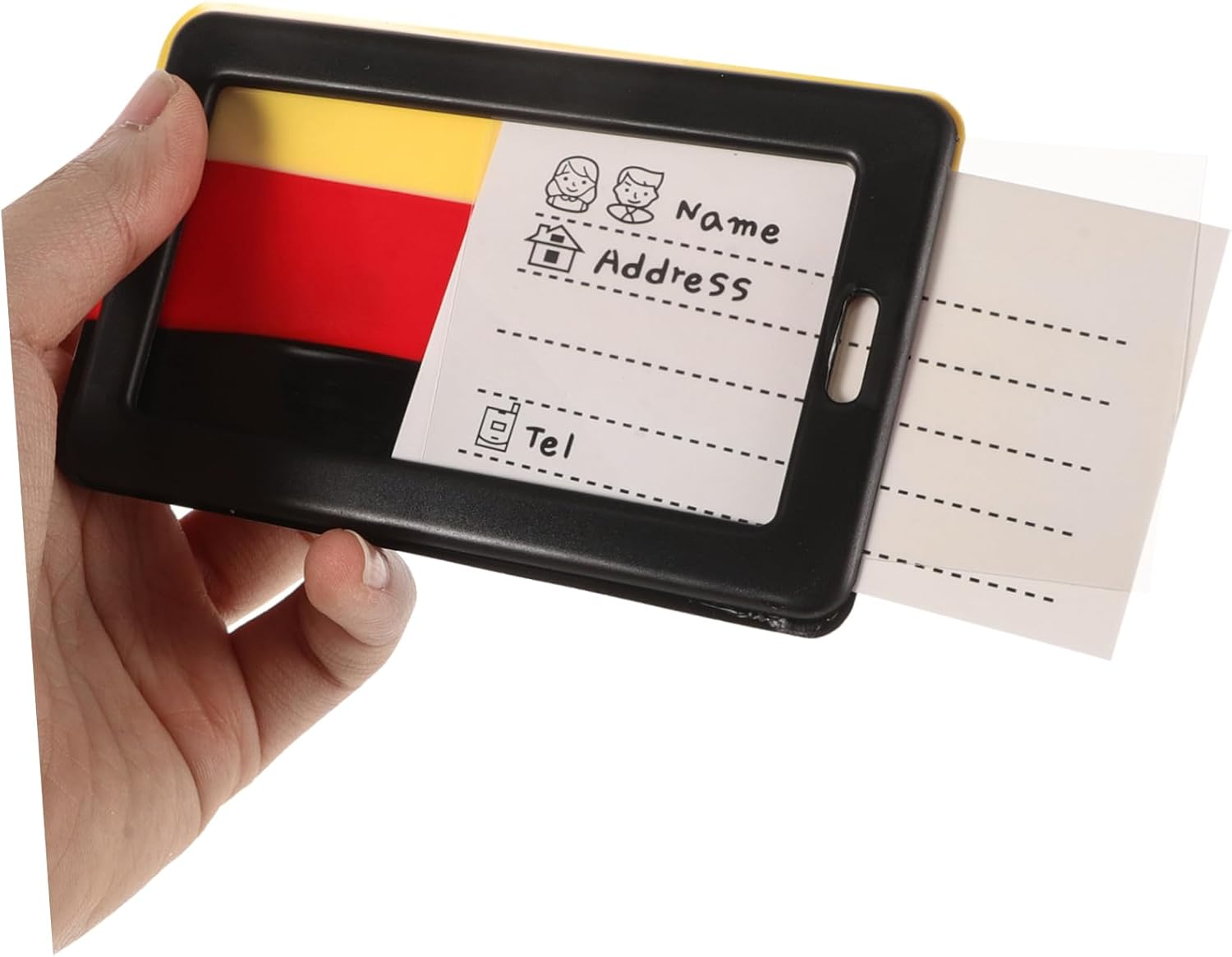 JEWEDECO 2Pcs Flag Luggage Tags Travel Suitcase Labels for Easy Identification Lightweight Portable Baggage Tag Travel Accessories For image number 6