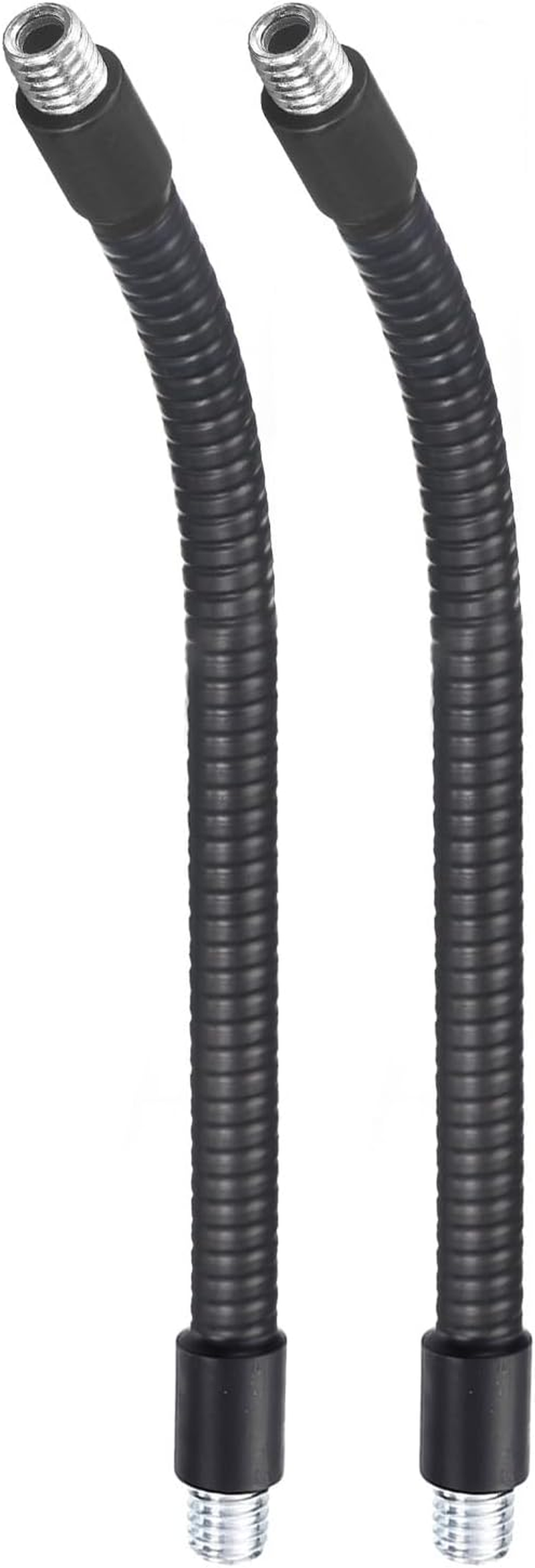 Awclub 8-Inch Flexible Gooseneck Tubing, 3/8"-16 Male to Male Thread Universal Arm Gooseneck Extension Holder for Microphone, Tripod Phone, Camera, LED Video Lights 2 Pack image number 2