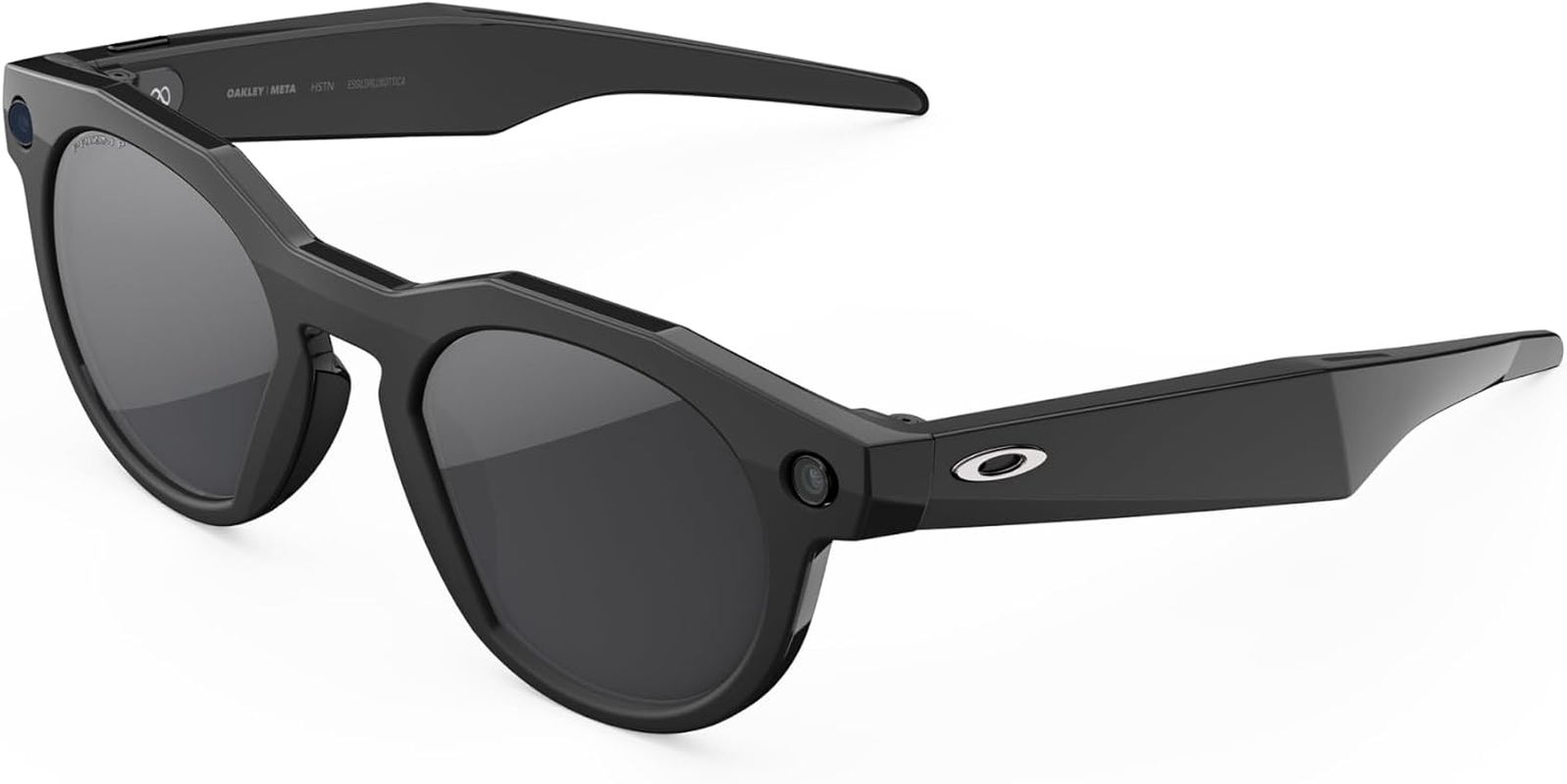 Oakley | Meta HSTN - with Meta AI, Audio, Photo, Video Compatibility - Warm Grey, Prizm Ruby