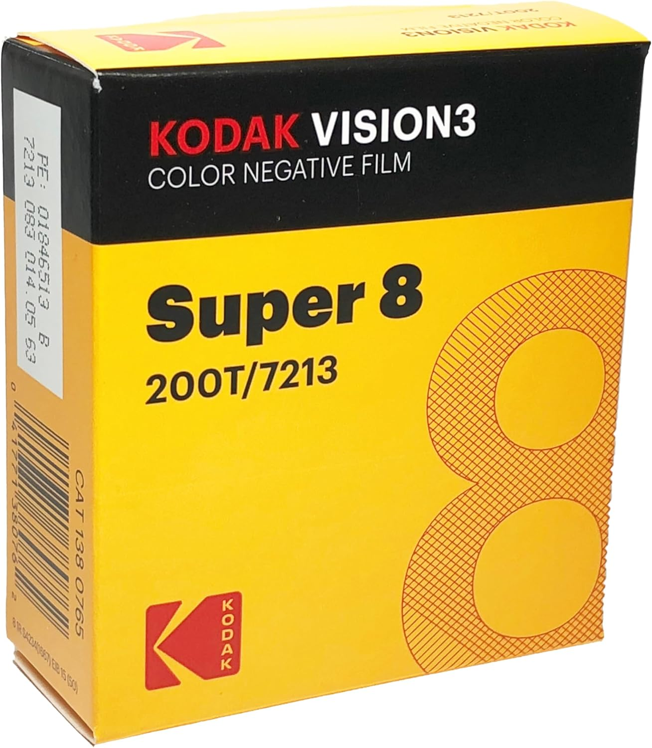 Kodak #7203 VISION3 50D Super 8 Color Negative Film, 50' Roll