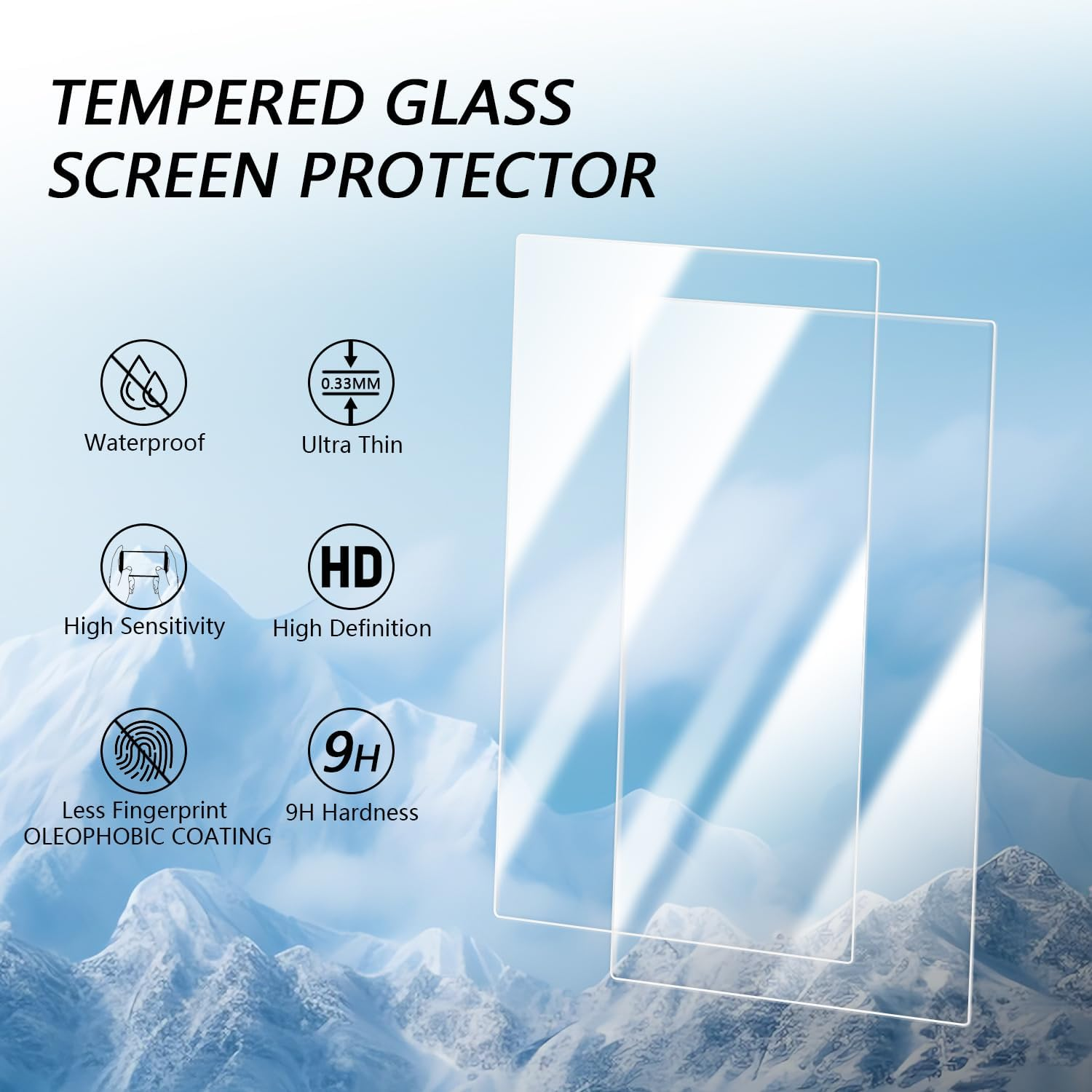 UWQAP 4-Pack Tempered Glass Screen Protector for Nintendo Switch 2 2025, 7.9-Inch 9H Hardness Anti-Scratch Bubble-Free Glass Protector Accessories for Switch2 image number 5