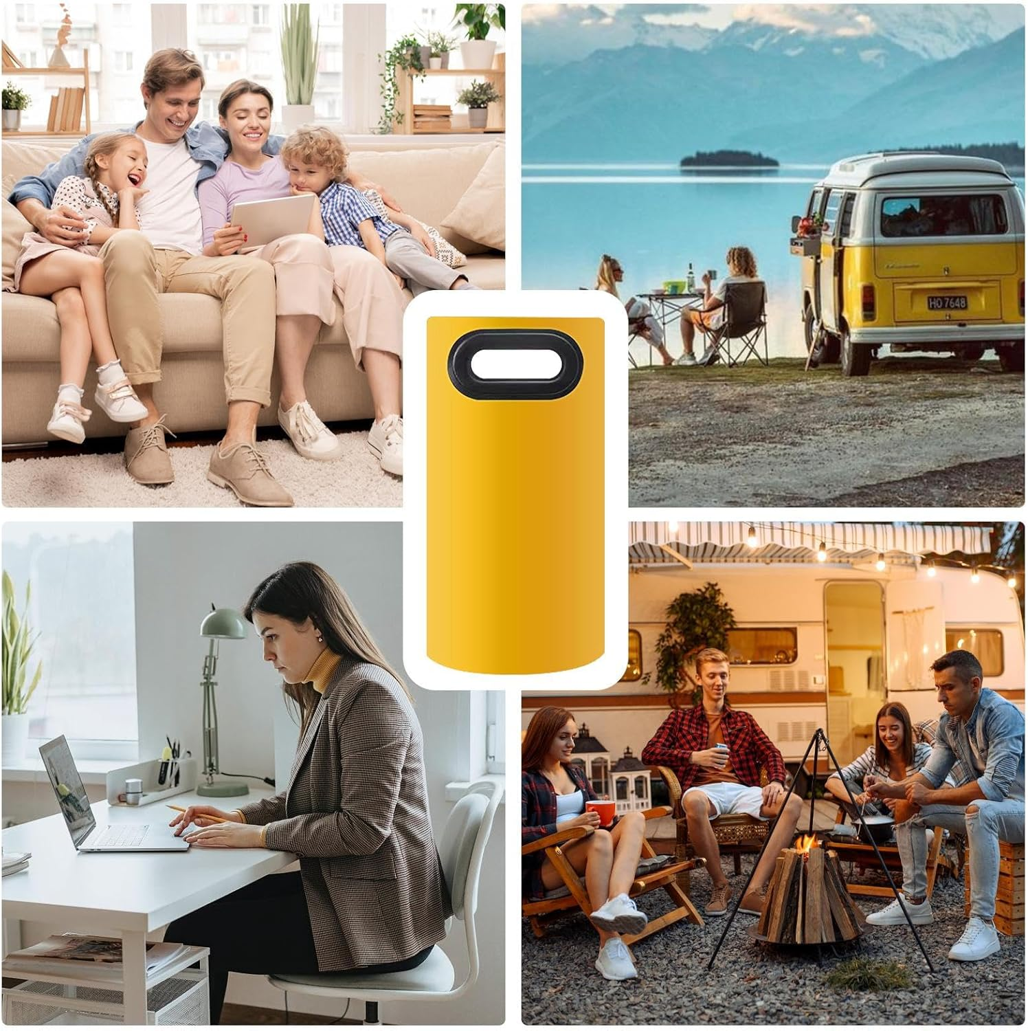 Collapsible Foot Bath Soak Tub - Collapsible Foot Soak Tub,Thicken Collapsible Insulated Foot Bag Travel Over-The-Knee Bucket for Hotel, Camping Pouxa image number 2