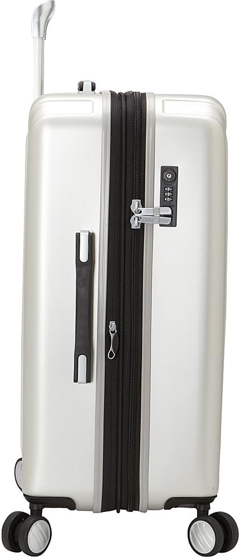 DELSEY Paris Titanium Hardside Expandable Luggage with Spinner Wheels, Silver, 2-Piece Set (21/25), Titanium Hardside Expandable Luggage with Spinner Wheels image number 3