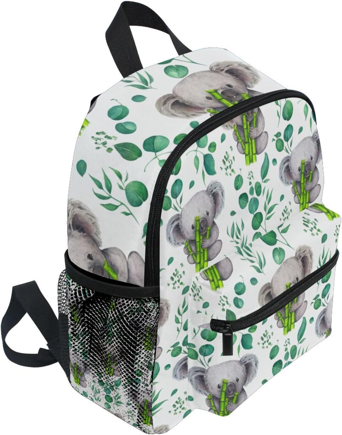 RPLIFE Backpack for Toddler Boys Girls, Cute Koala Green Leaves White Little Kid'S Backpacks Small Preschool Backpacks, 3-8 Years image number 6