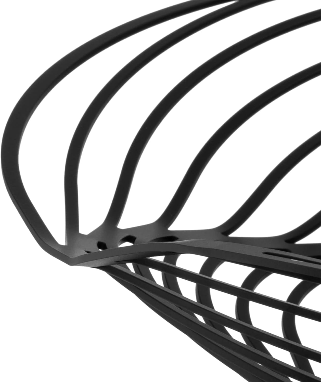 Alessi Trinity ACO03 B - Design Fruit Bowl, in Steel Colored with Epoxy Resin, Large, Black image number 4