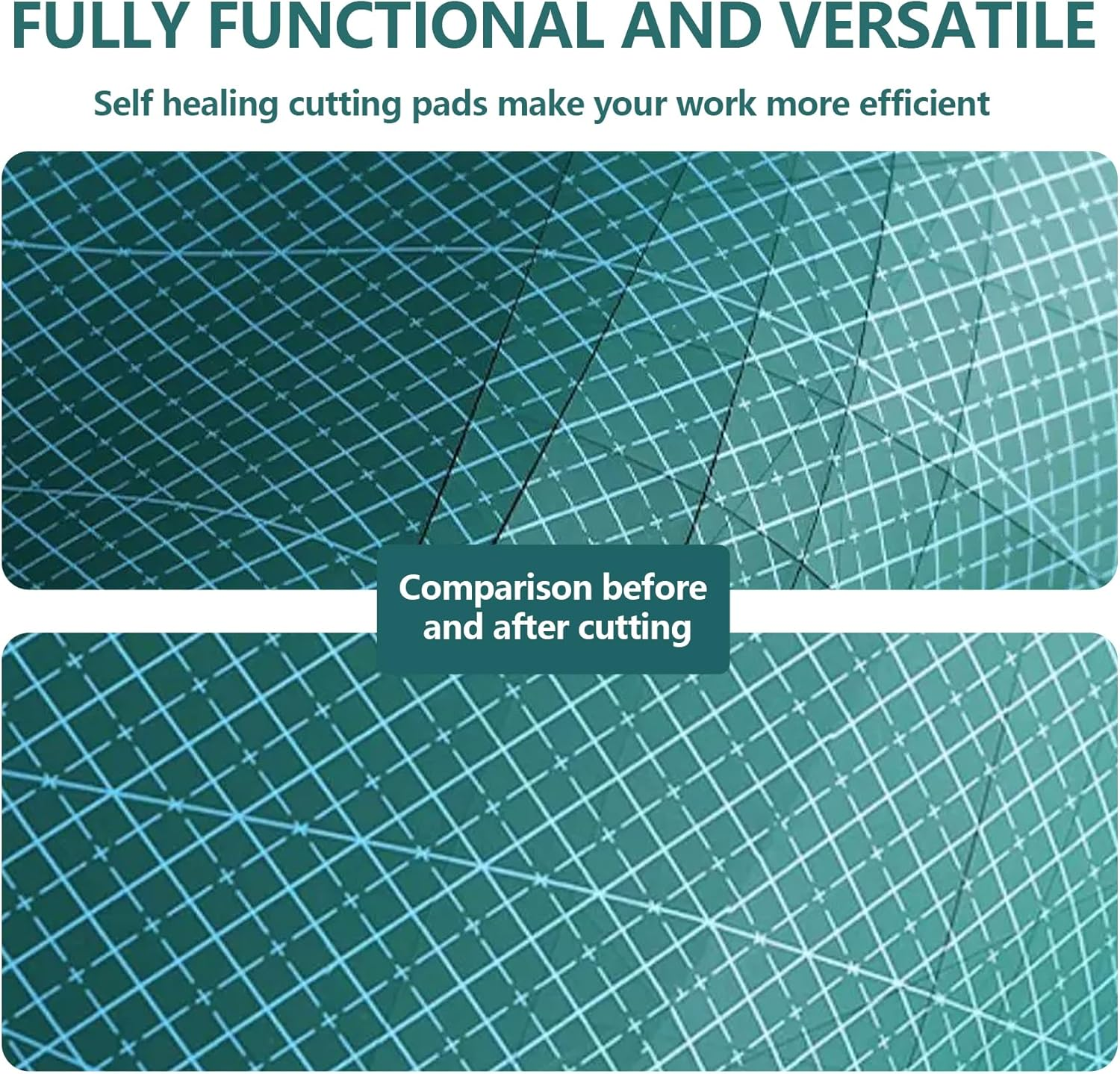 BOROLA A5 Single Sided Self-Healing Board Cutting Pad 8 Inches X 6 Inches Compatible for DIY School Manual Projects, Sewing, Quilting, Model Making(Green) - A4,Green image number 6