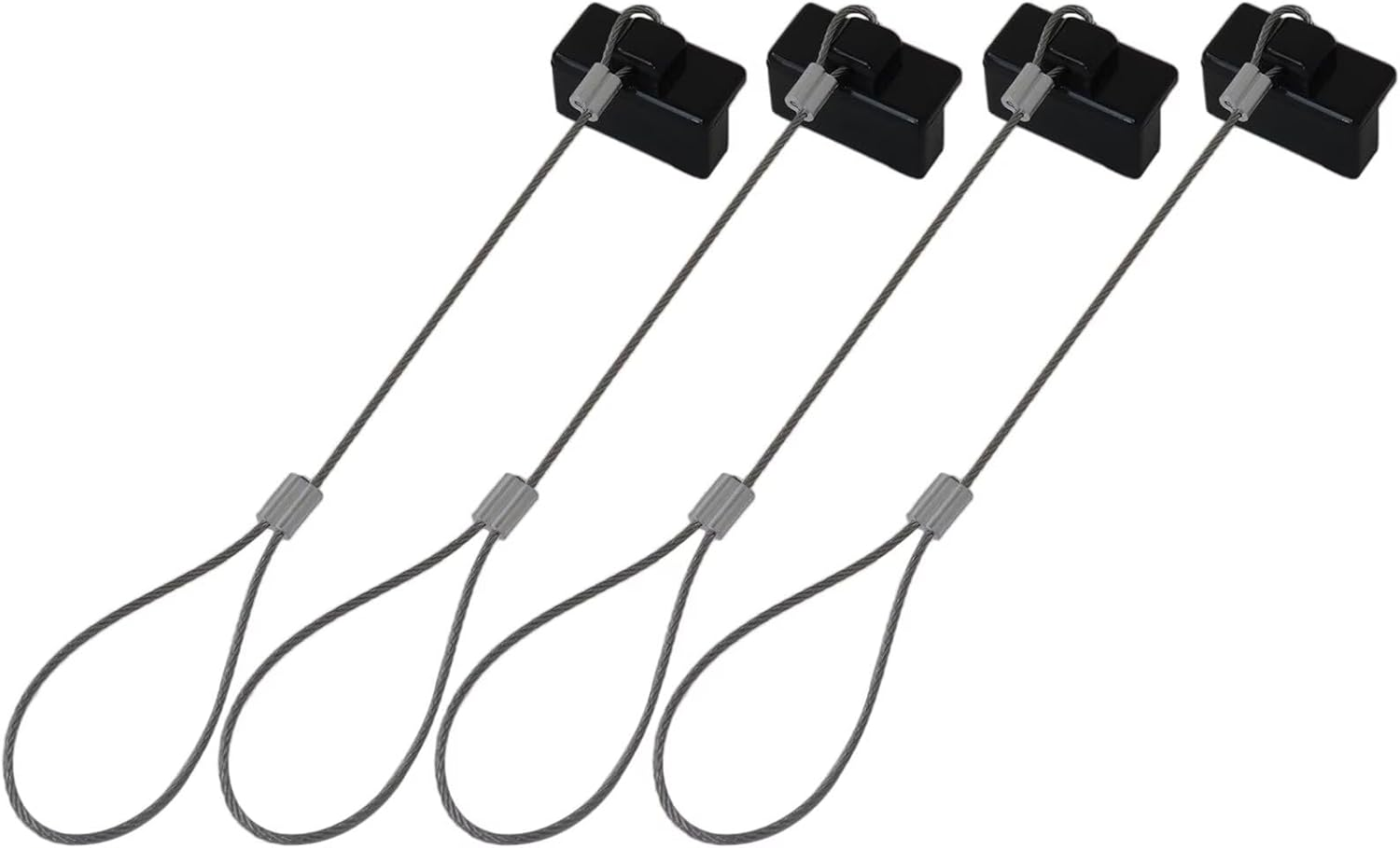 Lingsee 4Pcs Dust Cap for Anderson Plug Cover Style Connectors 50AMP Ba-Ttery Caravan - Black image number 6