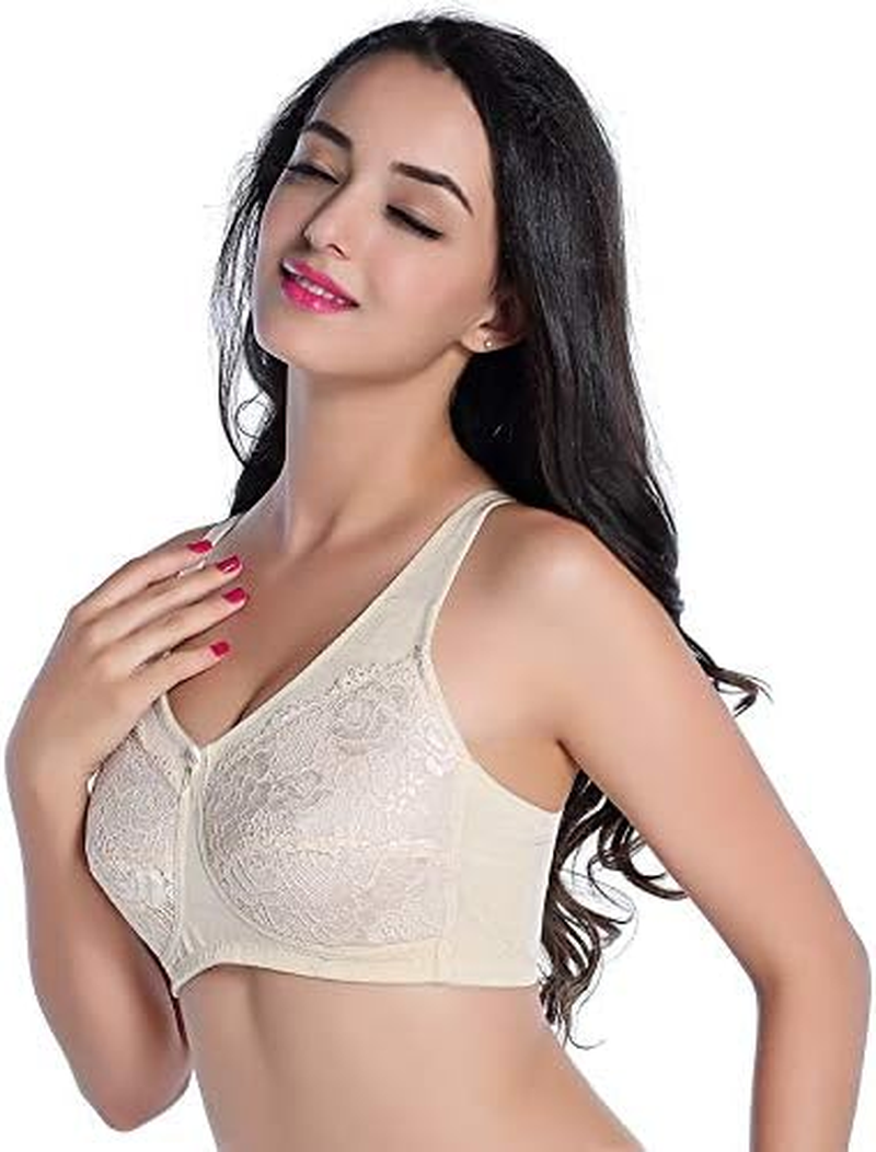 BIMEI Mastectomy Bra Pocket Bra for Silicone Breast Forms Comfortable Underwear Wire-Free Bra0138 image number 3