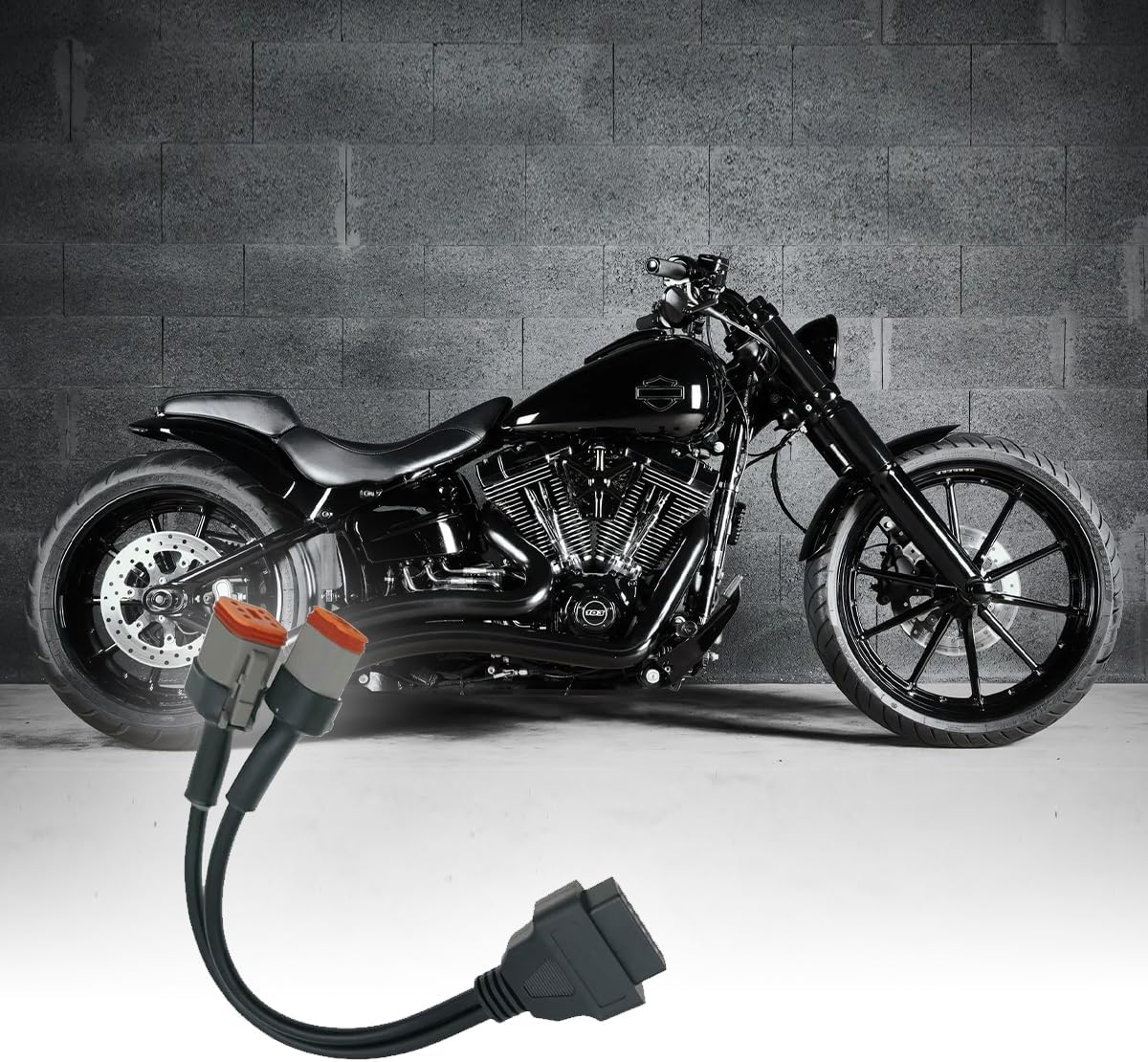 4 Pin 6Pin Obd2 Motorcycle Cable Diagnostic Scanner Adapter 4Pin 6Pin 2 in 1 Motorcycle Cable Fit for Harley Davidson Motorbike 4Pin+6Pin Motorad Connector image number 6
