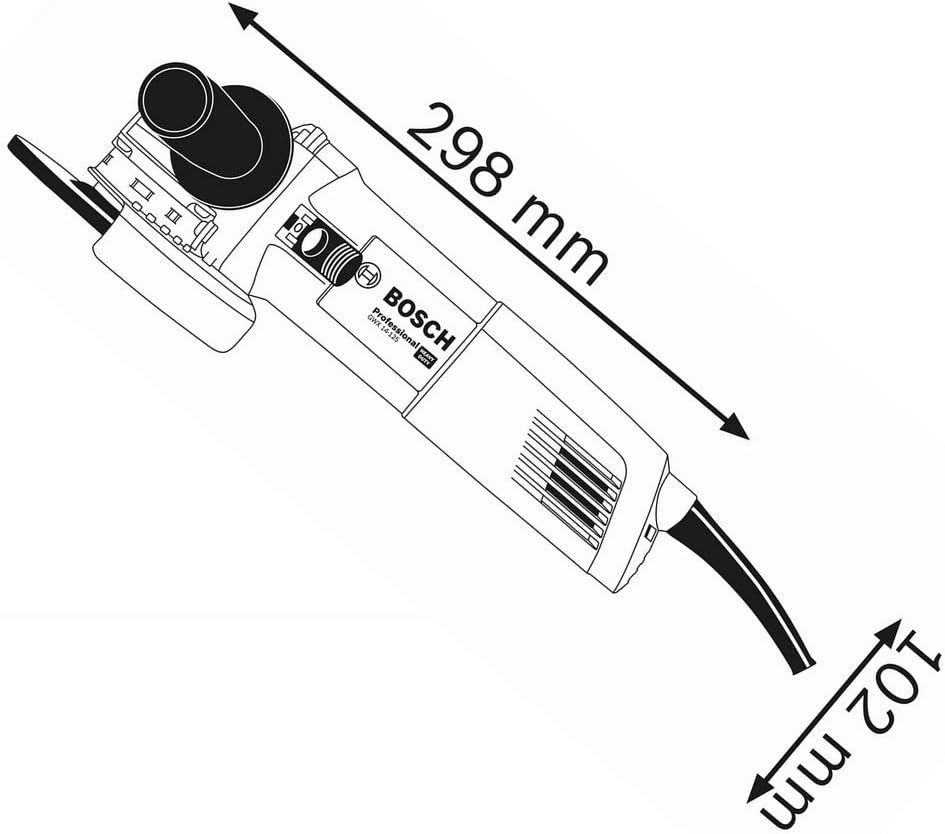 Bosch Professional Angle Grinder GWX 14-125 S with X-LOCK (Disc Diameter: 125 Mm, Power 1400 Watt) image number 2