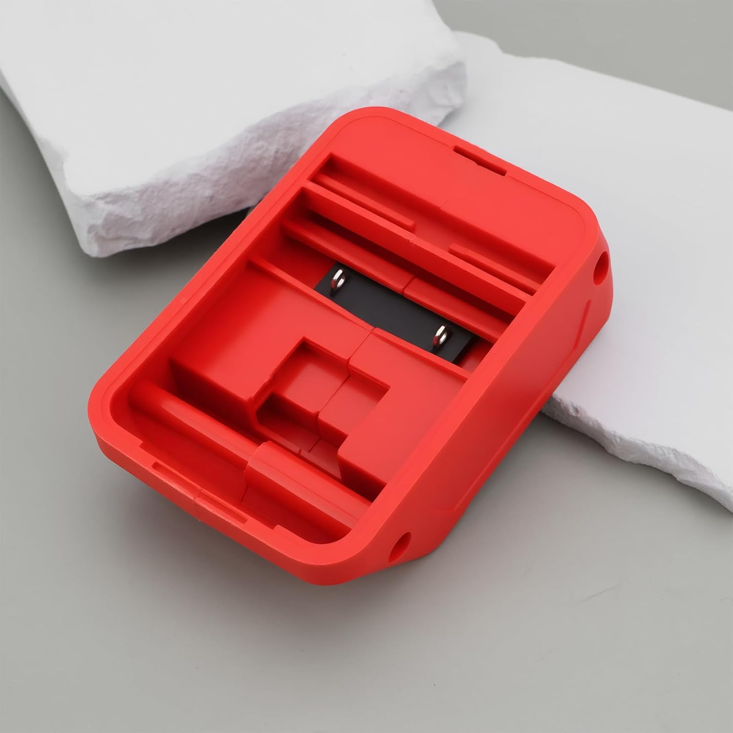 Create Idea 2Pcs Power Tool Battery Adapter Converter Compatible with Einhell 4511396 4511437 18V Li-Ion Battery