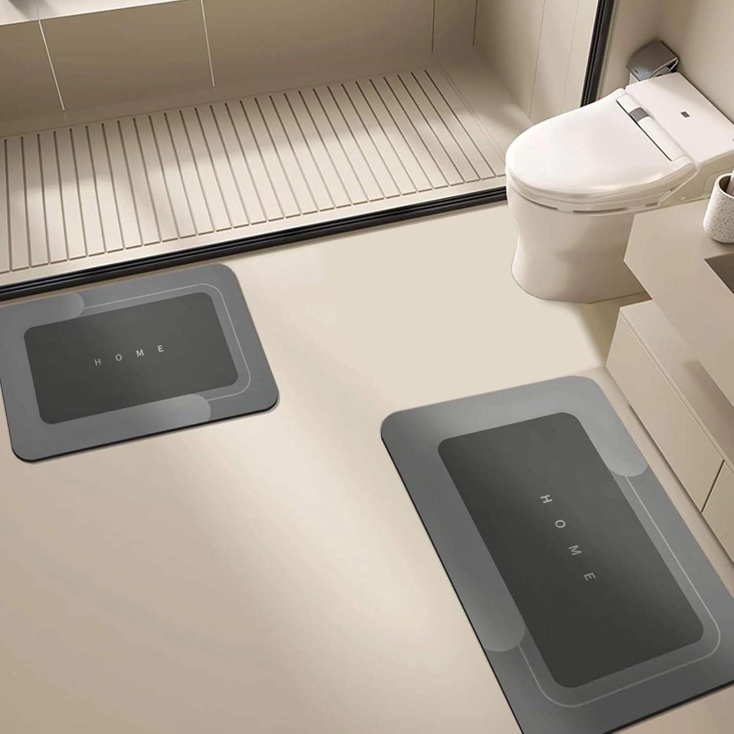 Salesbay Non-Slip Super Absorbent Floor Quick Drying Mat Soft Bath Rug Carpet image number 4