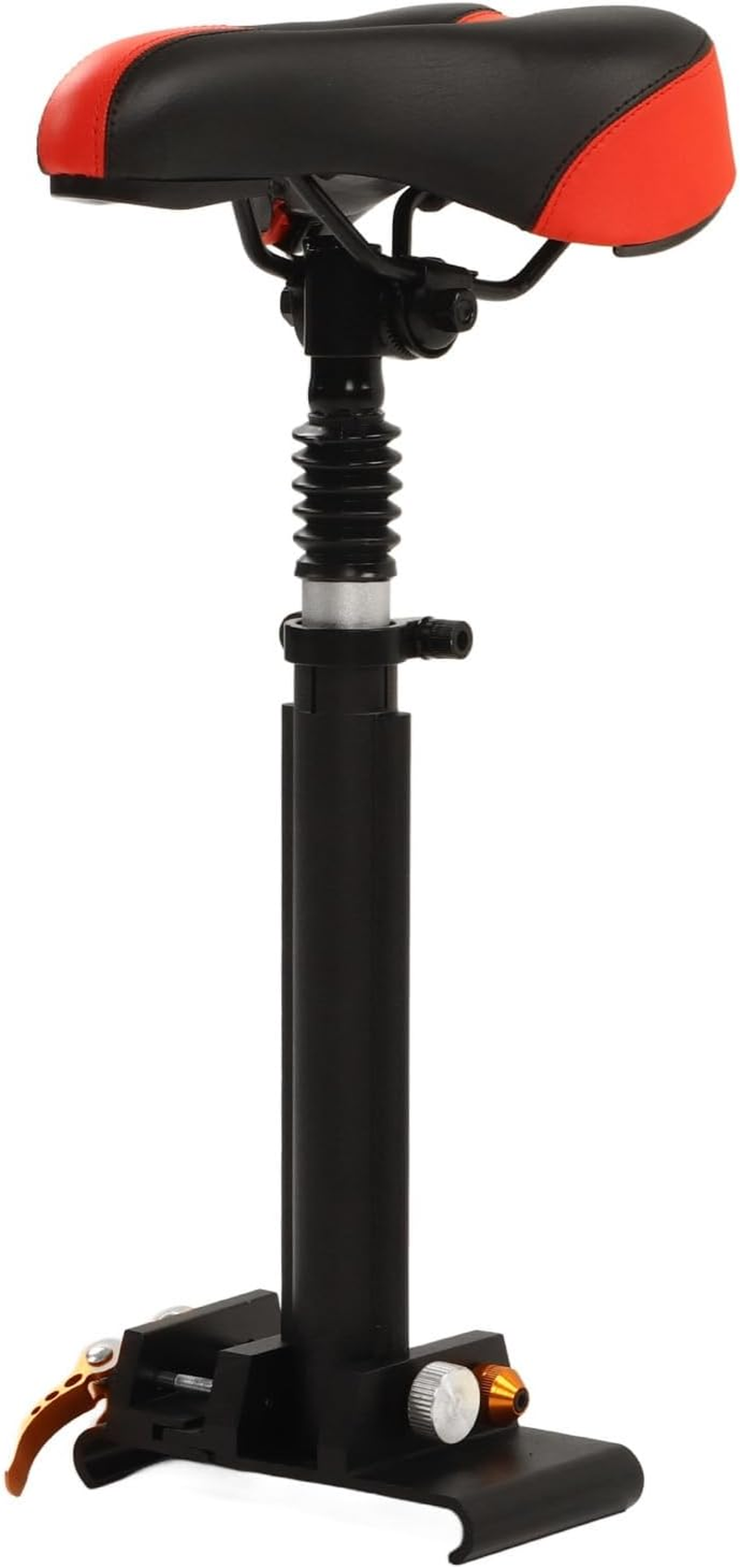 VELATEMOR Electric Scooter Saddle, Foldable & Adjustable, Foam Padded Double Shock Absorption, Aluminum Alloy, for M365 Electric Scooter image number 1