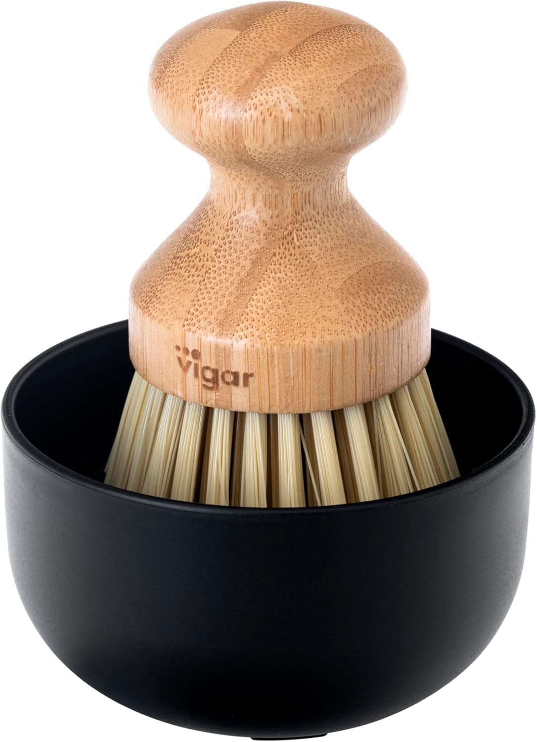 VIGAR Vintage Bamboo Palm Brush Set image number 6