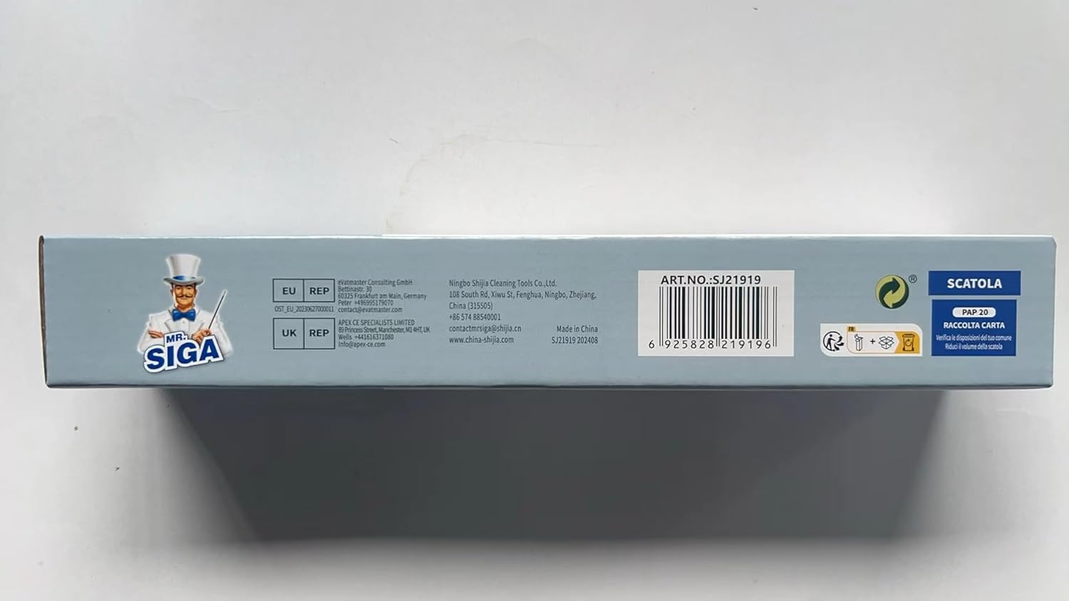 MR.SIGA Crevice Cleaning Brush with Handle, Gap Cleaning Brushes for Household Use, Stiff Bristle Brush for Cleaning Grout, Joints in Kitchen, Bathroom, Shower, 2 Pack image number 2