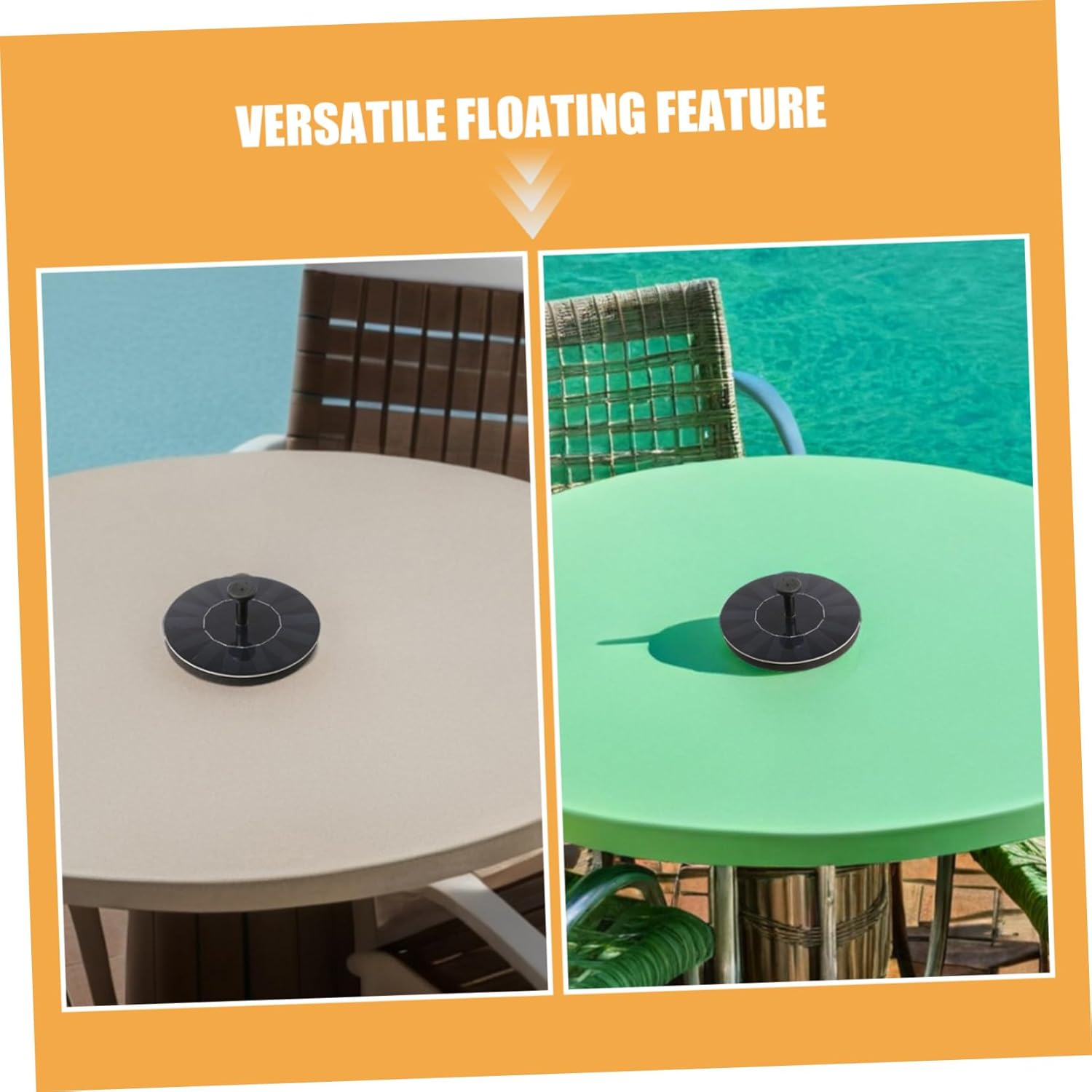 TIDTALEO Solar Powered Floating Water Fountain for Ponds and Bird Baths Compact Outdoor Solar Fountain Pump with Automatic Daytime Activation Smart Circulation for Garden Landscaping And image number 4