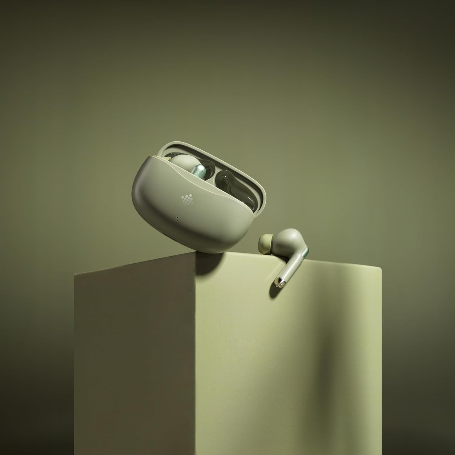 Intempo Noise Cancelling Earbuds - Wireless Bluetooth, 22 Hours Playtime, Noise Cancelling, Touch Control, Additional Ear Tips, Type-C Charging Cable, Green image number 6