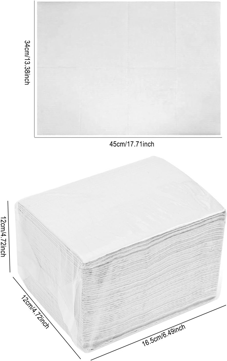 Nails Art Table Towels - 50Pcs Waterproof Ad Manicure Table Mats | Nails Art Table Napkins | Paper Towels for Nail Techs | Water Absorbing Towel, 3-Layer Clean Pads for Manicure Professionals Beginn - Purple image number 5