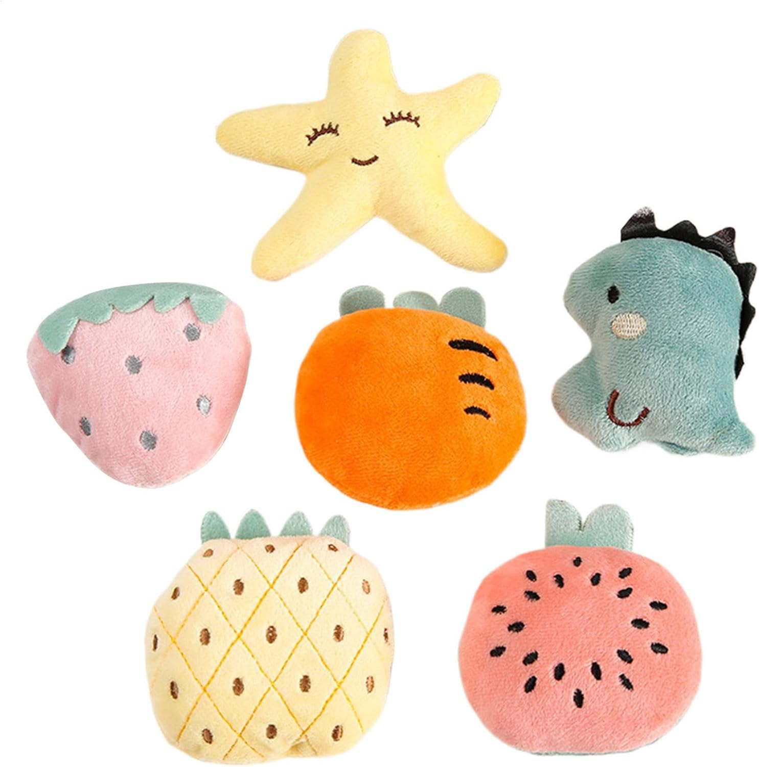 Hedgehog Toys for Cage, Small Pet Toys, 6X Small Plush Pets, Rabbit Game Animals Small Cute Little Interactive Items Hedgehog Treat Toys, Hedgehog Toys for Cage, 6X Perch Small Pet Mascot Pets | image number 1
