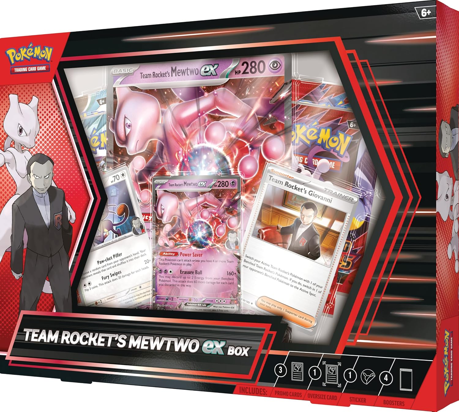Pokemon TCG Team Rocket'S Mewtwo Ex Box image number 3