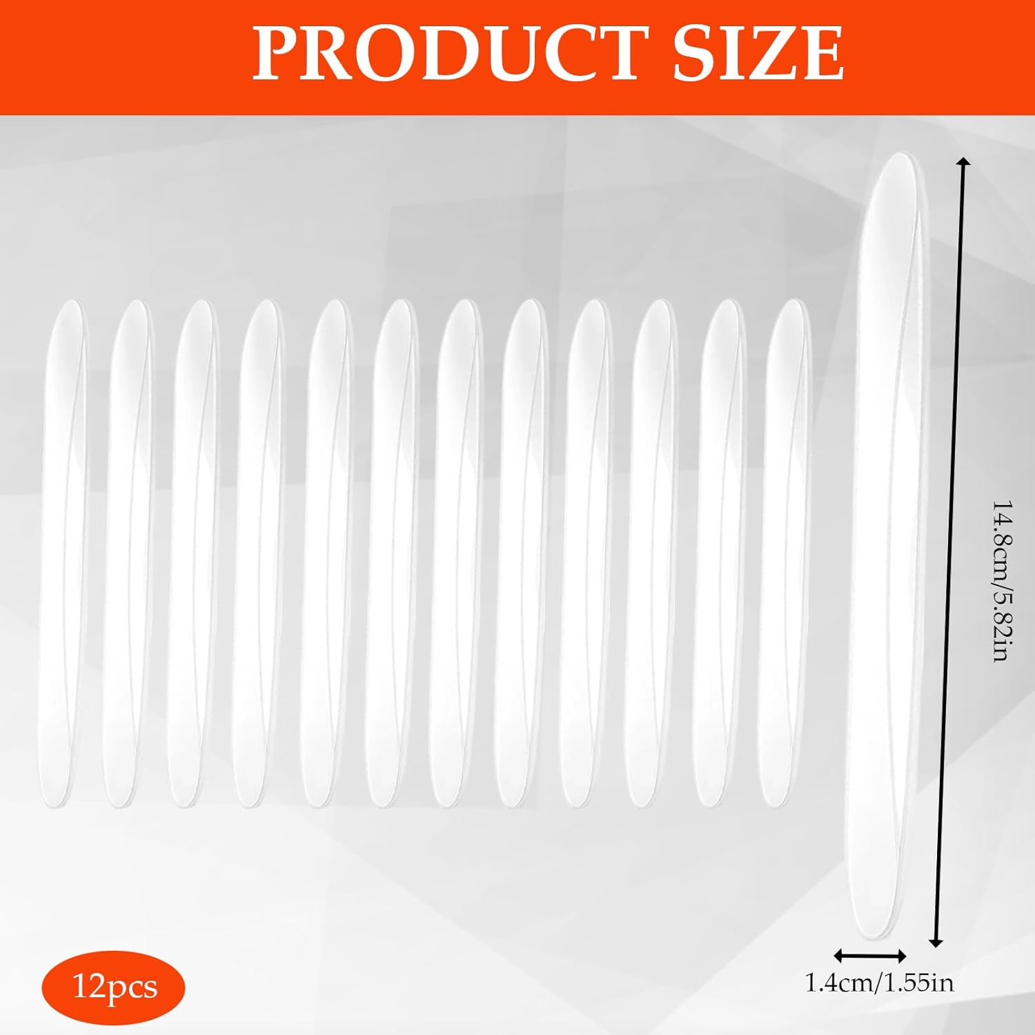 Car Door Edge Protector, 12 Pcs Transparent Car Door Protector Strips, Anti-Collision Guard for Doors, Handles and Bumper image number 1