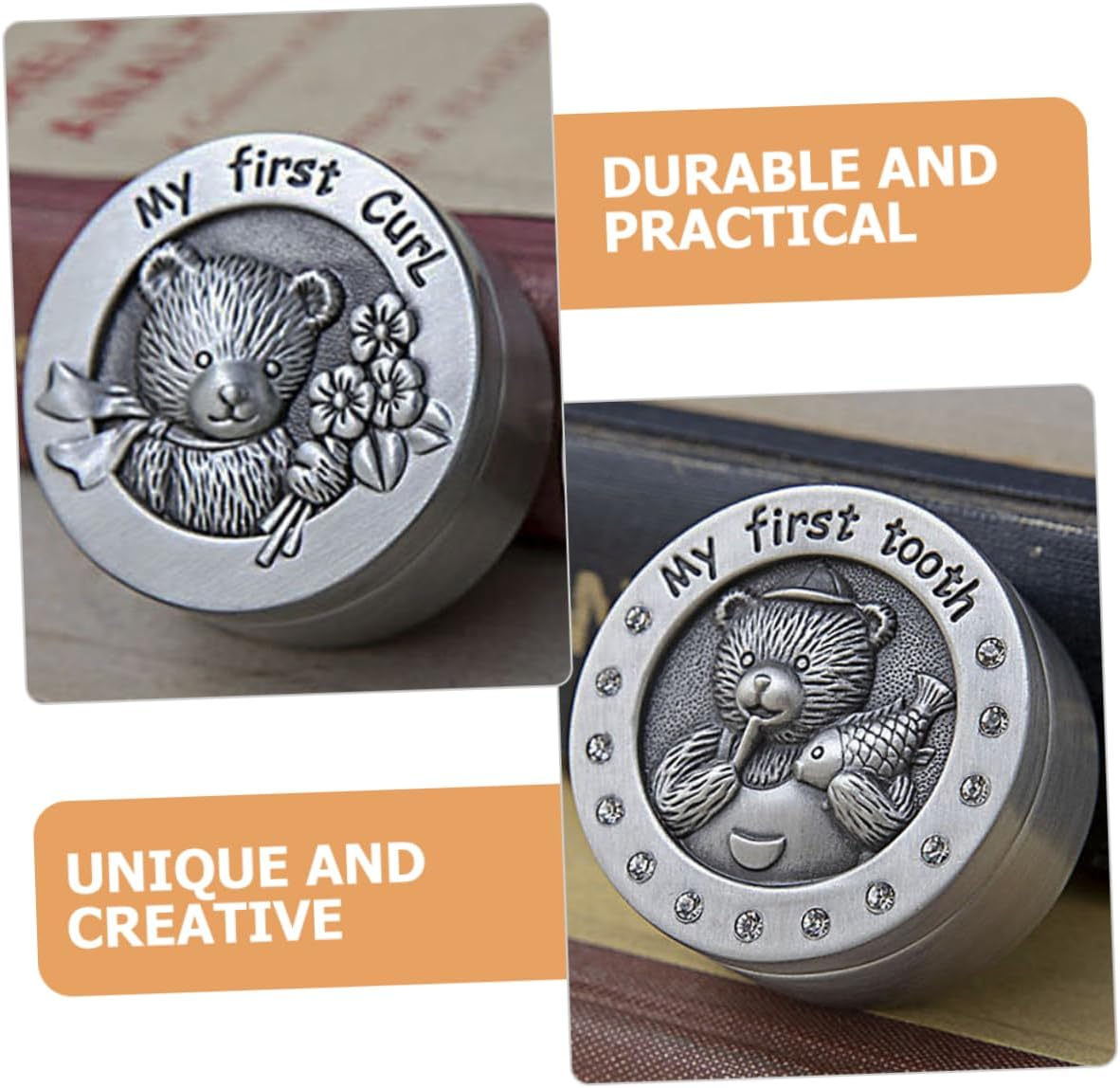 Deciduous Tooth Storage Box and Girls Tooth Collection Organizer for Shower Secure Box image number 4