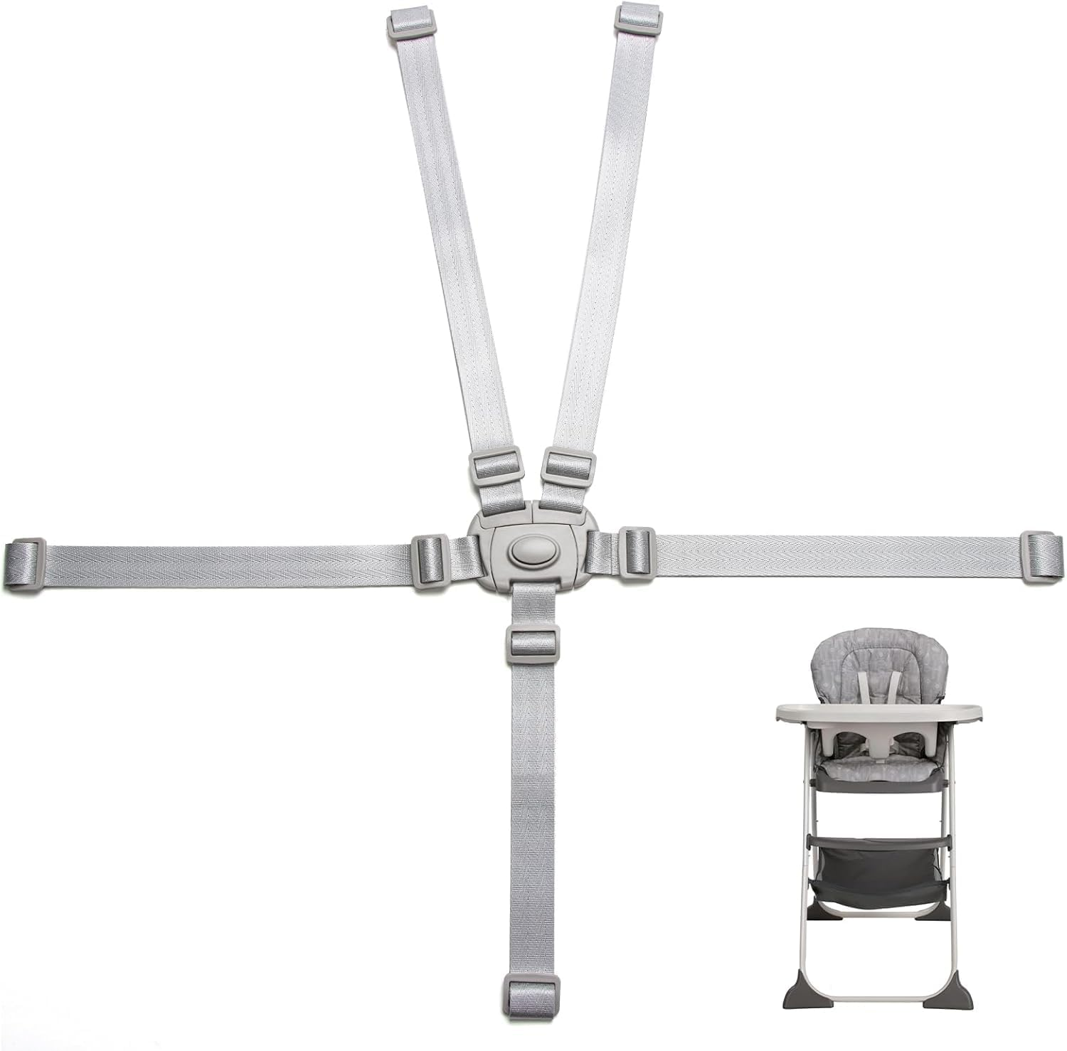 High Chair Straps, Straps for High Chair, Replacement Harness Straps for Most 5 Point High Chairs, Replacement High Chair Belt image number 3