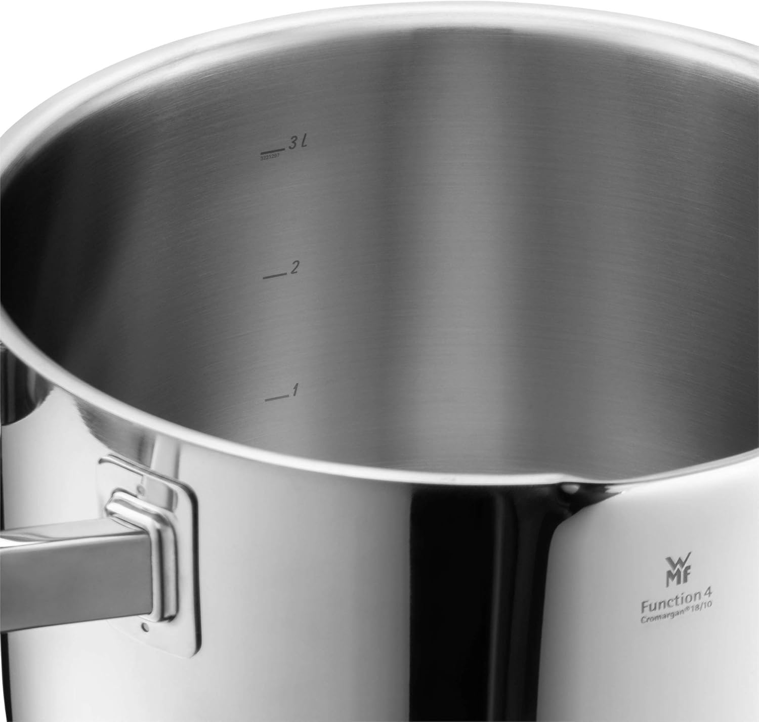 WMF Function 4 18/10 Stainless Steel 24Cm High Casserole with Lid image number 2