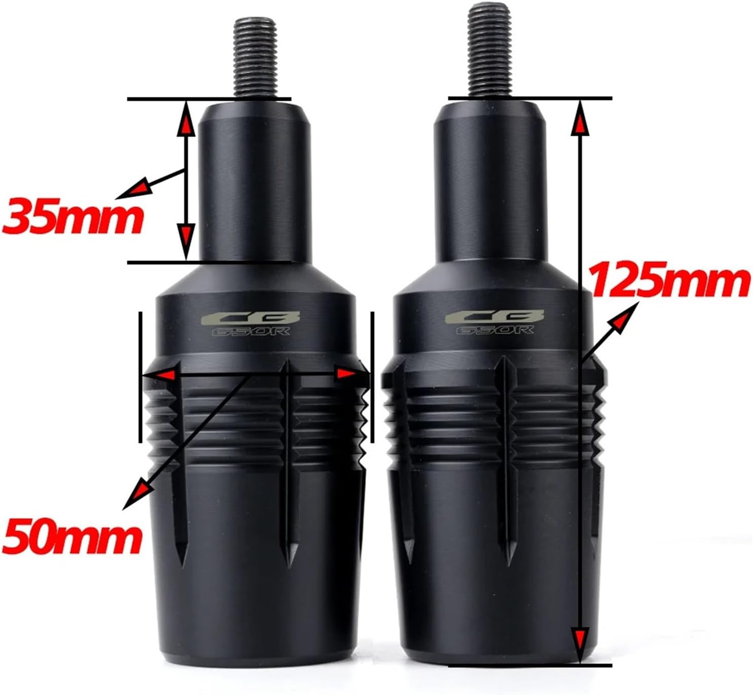 Kurkur Universal Compatible with CB650R CB 650R 650 R 2019-2022 2023 Motorcycle Falling Protection Engine Frame Slider Crash Pad Accessories, Black image number 4