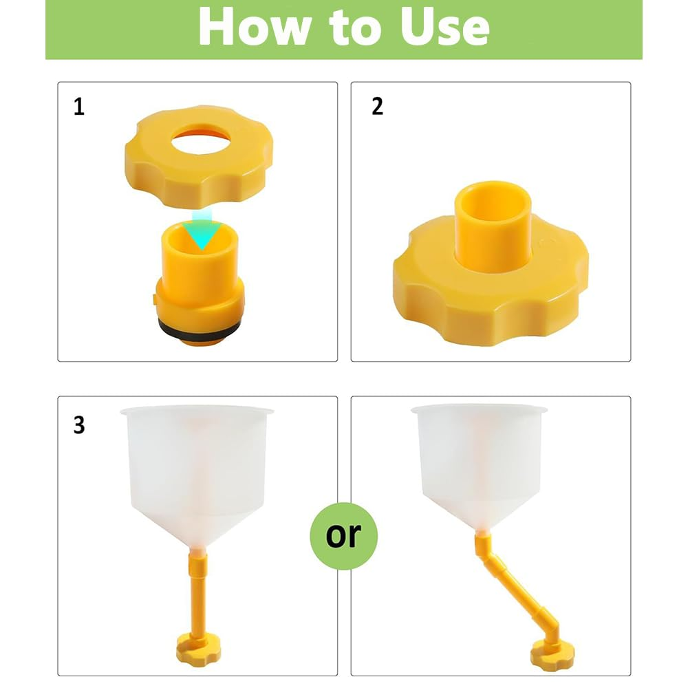 19PCS Spill-Free Radiator Coolant Funnel Kit,Professional Bleeder & Refill System for Cars & Trucks image number 4