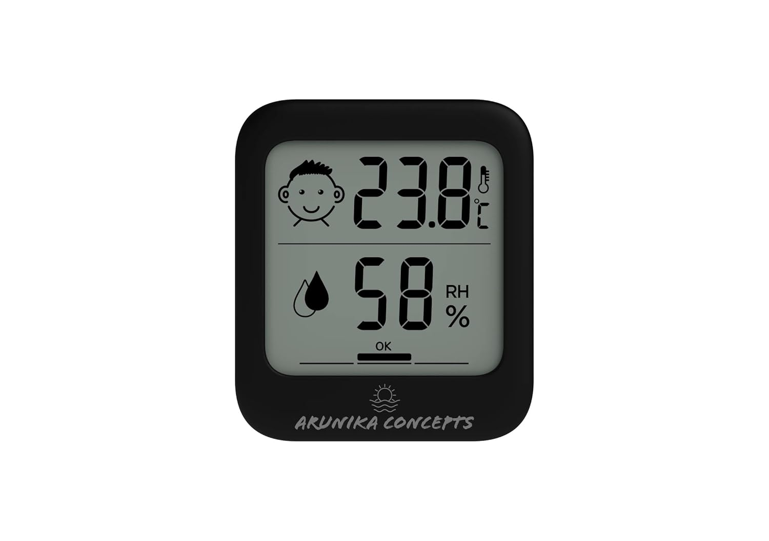 Indoor Digital Thermometer Hygrometer, Temperature and Humidity Monitor image number 2