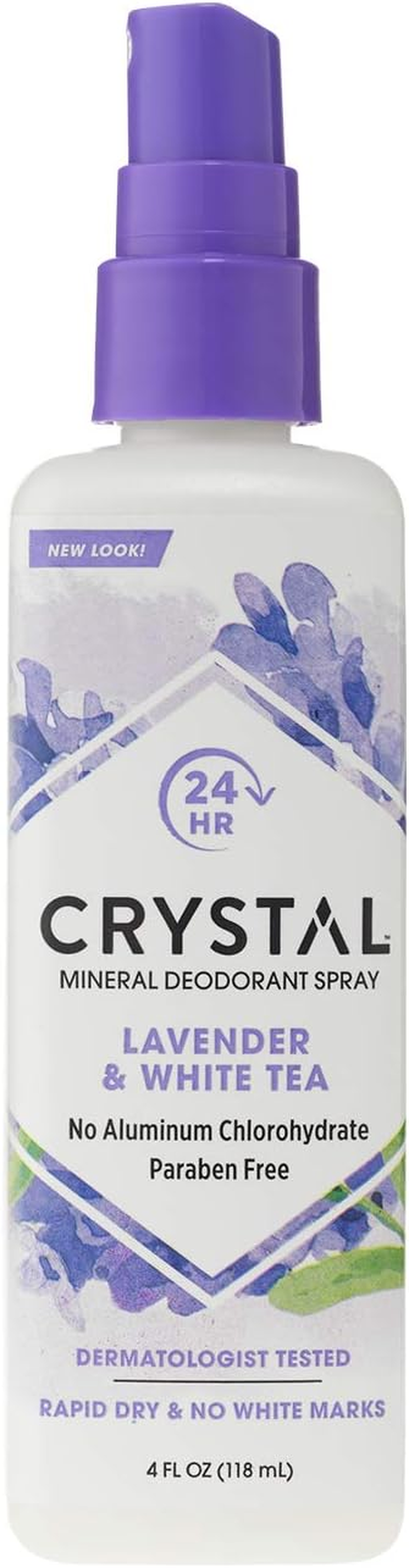 Crystal Essence Mineral Deodorant Spray, Lavender and White Tea, 118Ml image number 2