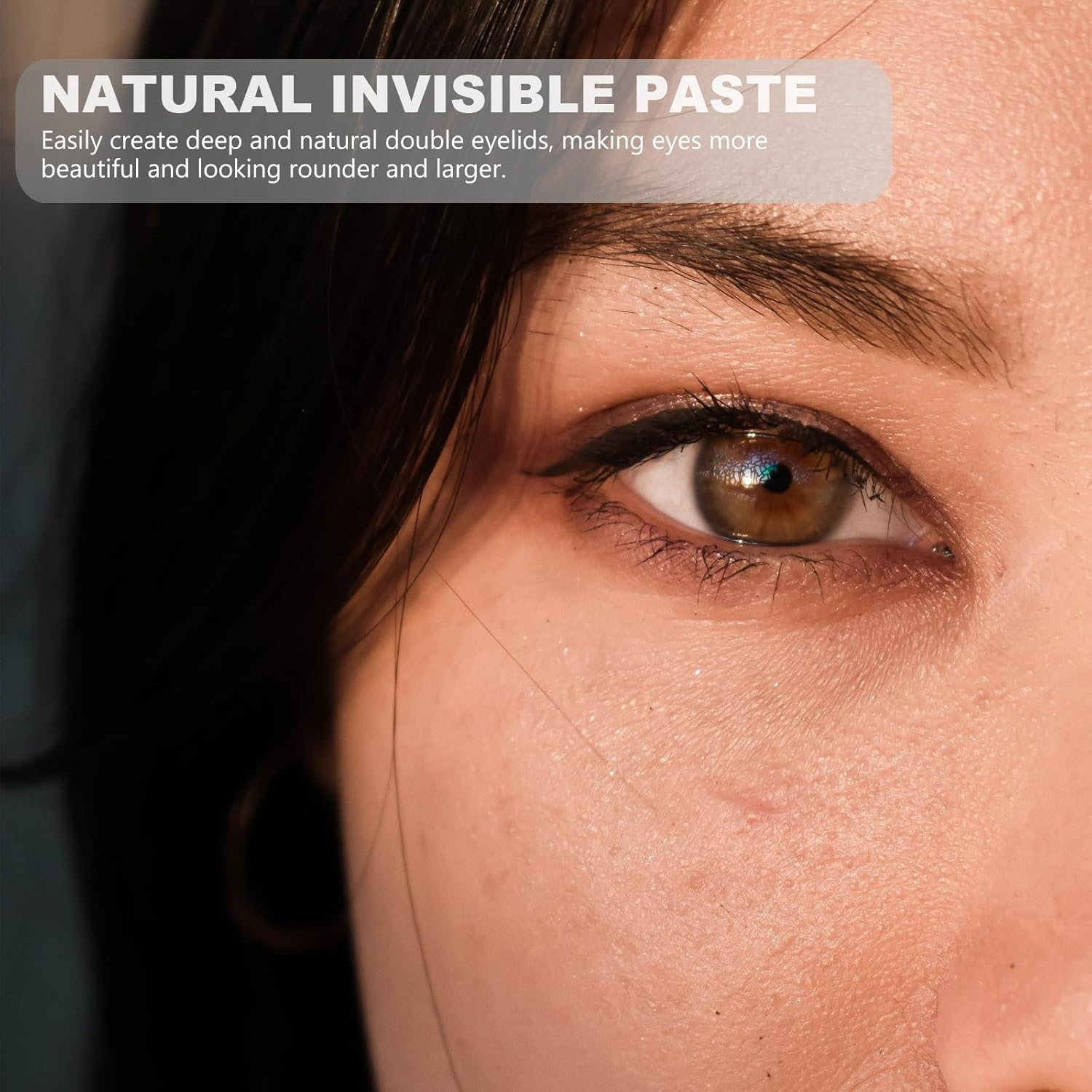 OSALADI 20 Sheets Breathable Invisible Eyelid Stickers, Skin Color Double Eyelid Tape Patches for Natural Eye Lift, Self-Adhesive Beauty Supplies for Hooded and Droopy Eyes image number 5