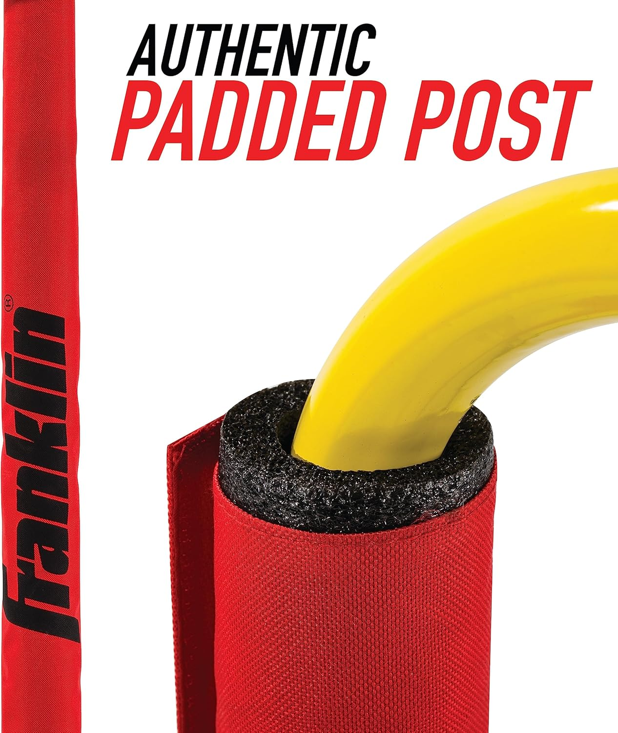 Franklin Sports Authentic Steel Football Goal Post 8.5' X 5.5' - Post for Kids - Football Goal Post Set - Kicking Field Goals - Youth Football Set - Portable Football Goal Post