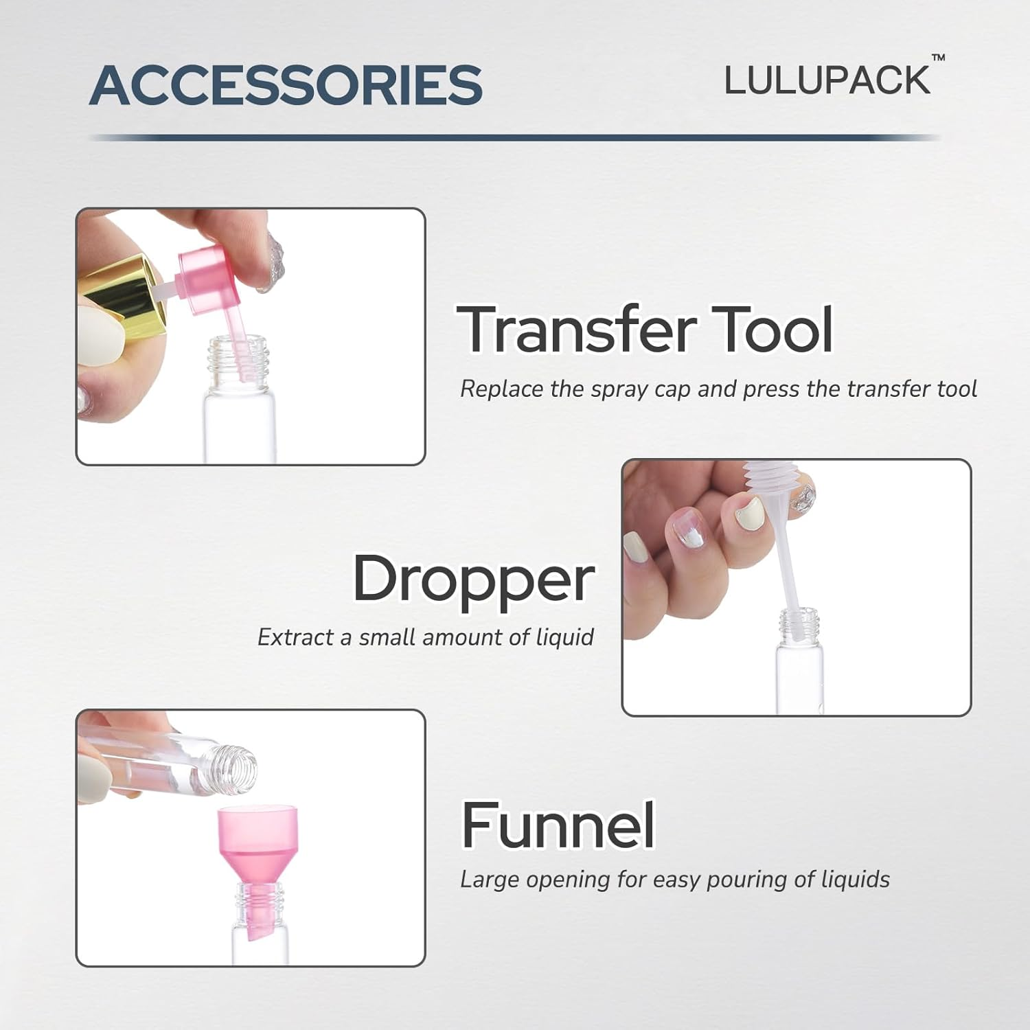 Lulupack Perfume Atomizer Travel Refillable Bottle: Cologne Sprayer Portable for Men - Mini Spray Empty for Refill - 8Ml Small Size Matte - 6Color-1 image number 6