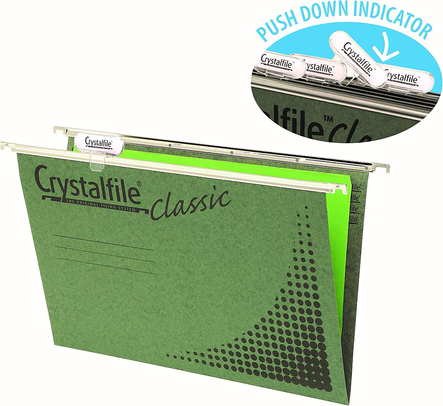 Crystalfile Complete Suspension Files Foolscap Classic Pack 50 image number 1