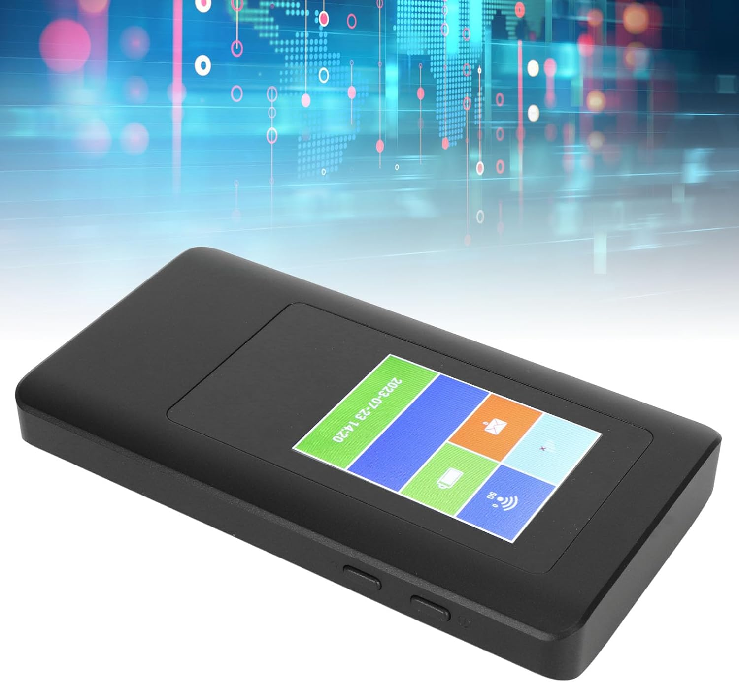 Australia 5G Mobile Wifi Router, Dual Band 2.4G 5.8G Support 16 Users Portable Travel Hotspot Wifi Device, Portable Wifi Router with Nano SIM Card Slot, 4000Mah Battery, MTK MT6833 image number 2