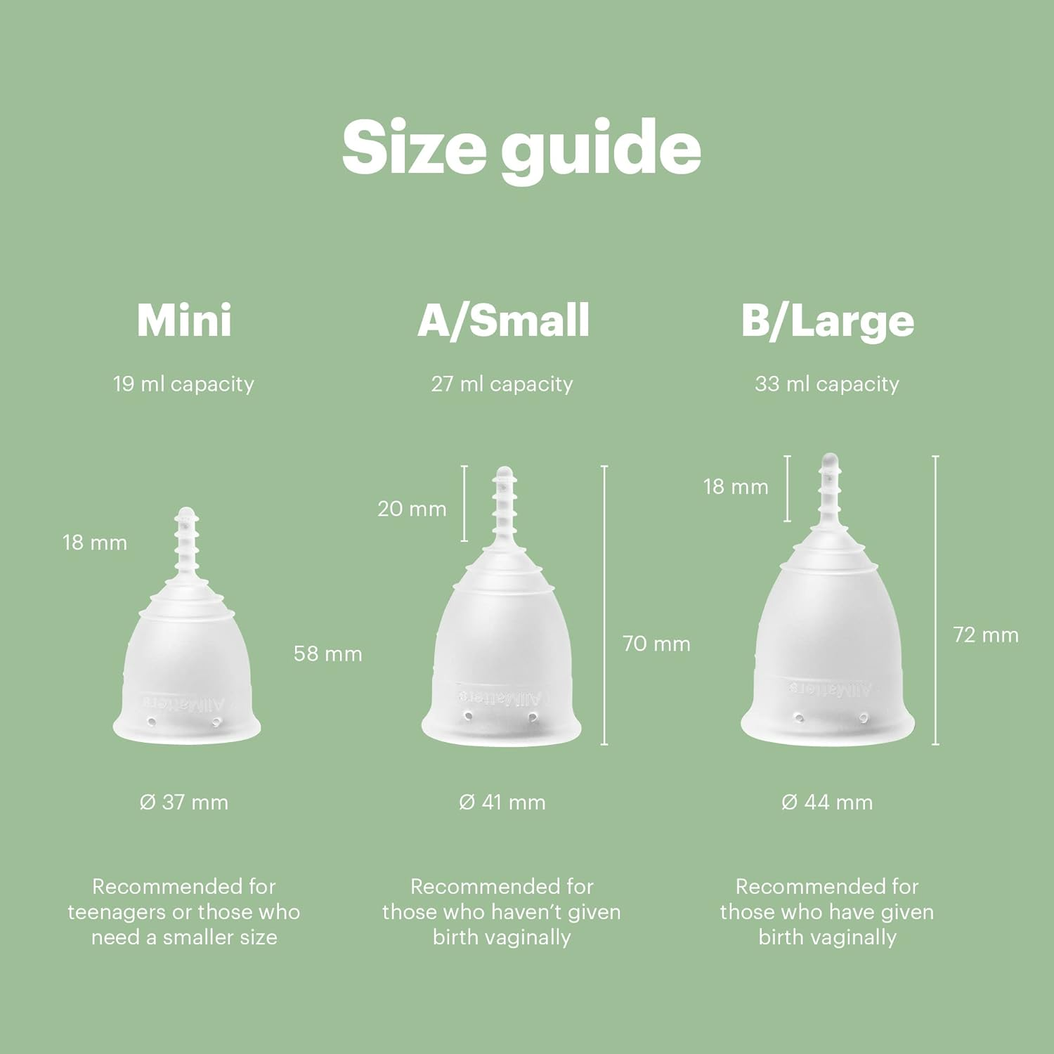 Organicup Menstrual Cup Size Mini , Mini