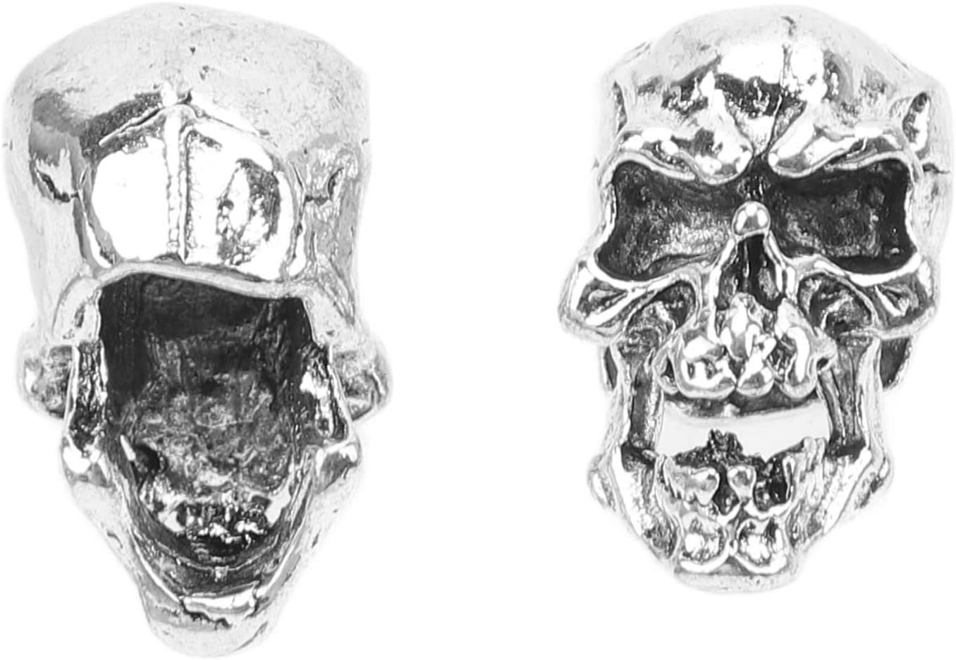 Hair Tube Beads Multi Usage Stylish Smooth Sturdy Alloy Beard Bead Necklace Bracelet Wedding Role Playing 20 Pcs