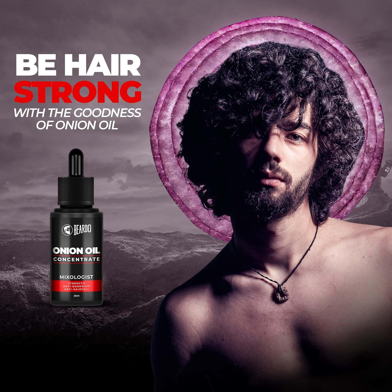 Beardo Onion Oil Concentrate for Hair Growth and Hair Fall Control (25 Ml) | Made in India image number 4