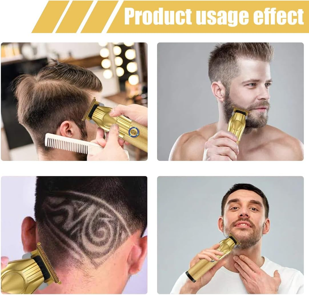 ARHZ Set of 2 Stainless Steel Hair Clippers 2-Hole Replacement Blade for Hair Trimmer Clipper Accessories for Wahl 808/8148/8504/1919/2241/2240/8591 (Gold) image number 4