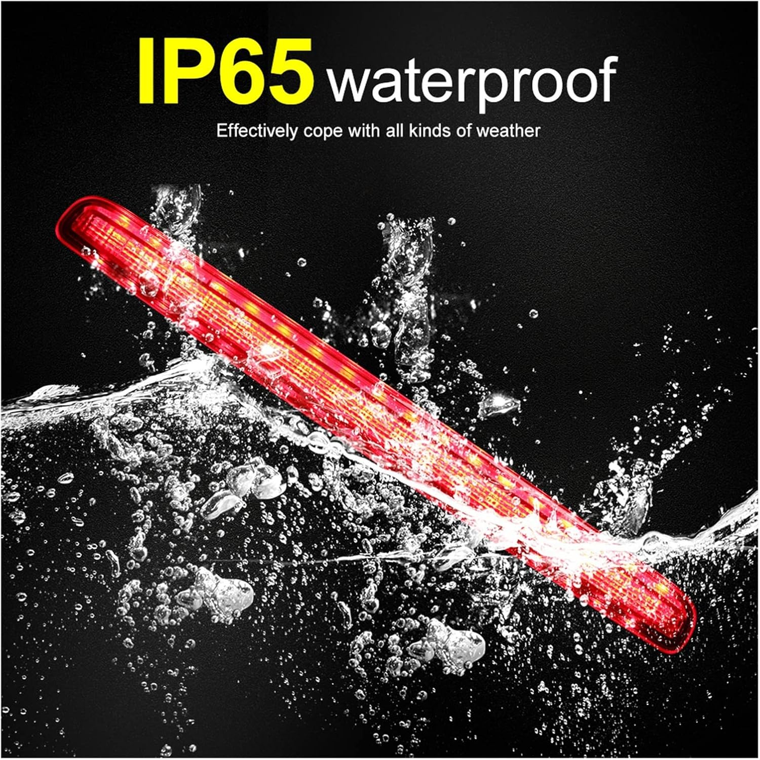 VOFIXE 1 PCS Light 3RD Third Brake Light Level Rear High Mount Stop Lamp, For, for VW, Transporter, For, for Multivan, CARAVELLE T5 2003 2004-2015 Automotive Brake Taillight(1Pcs LED Red Lens) image number 6