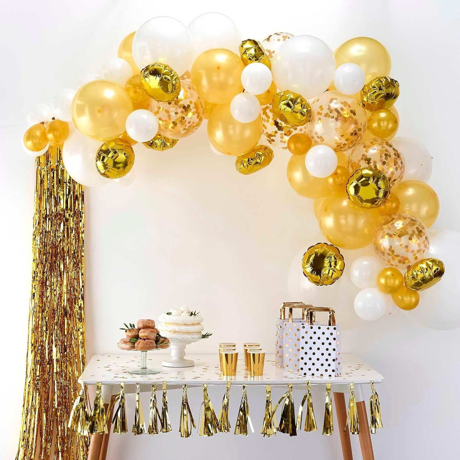 Ginger Ray Balloon Arch 70-Pieces Kit, Gold image number 4
