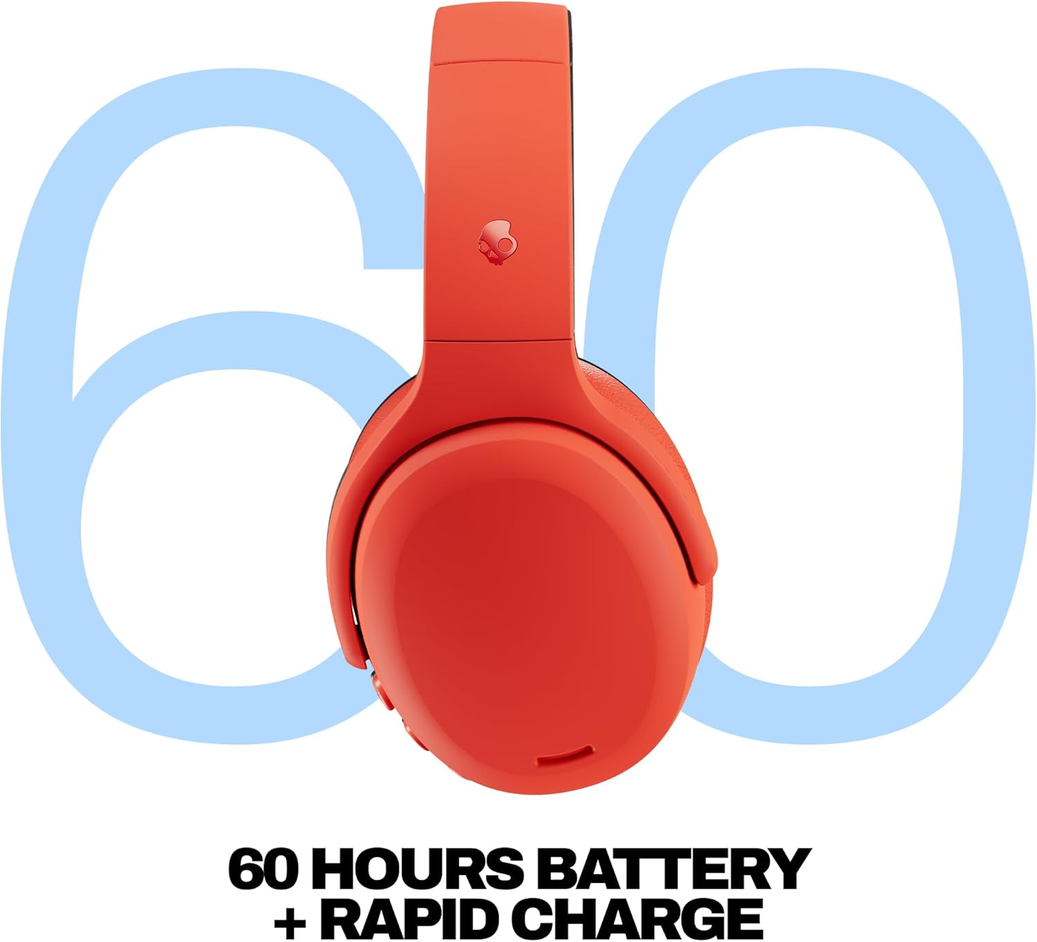 Skullcandy Crusher ANC 2 Wireless Over-Ear Bluetooth Headphones with Multi-Sensory Bass, Active Noise Cancelling, up to 60 Hours Battery, Microphone for Iphone Android - Plasma image number 4